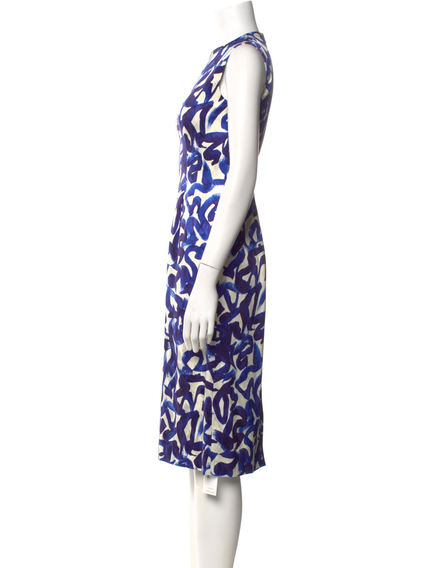 Dries Van Noten Printed Midi Length Dress