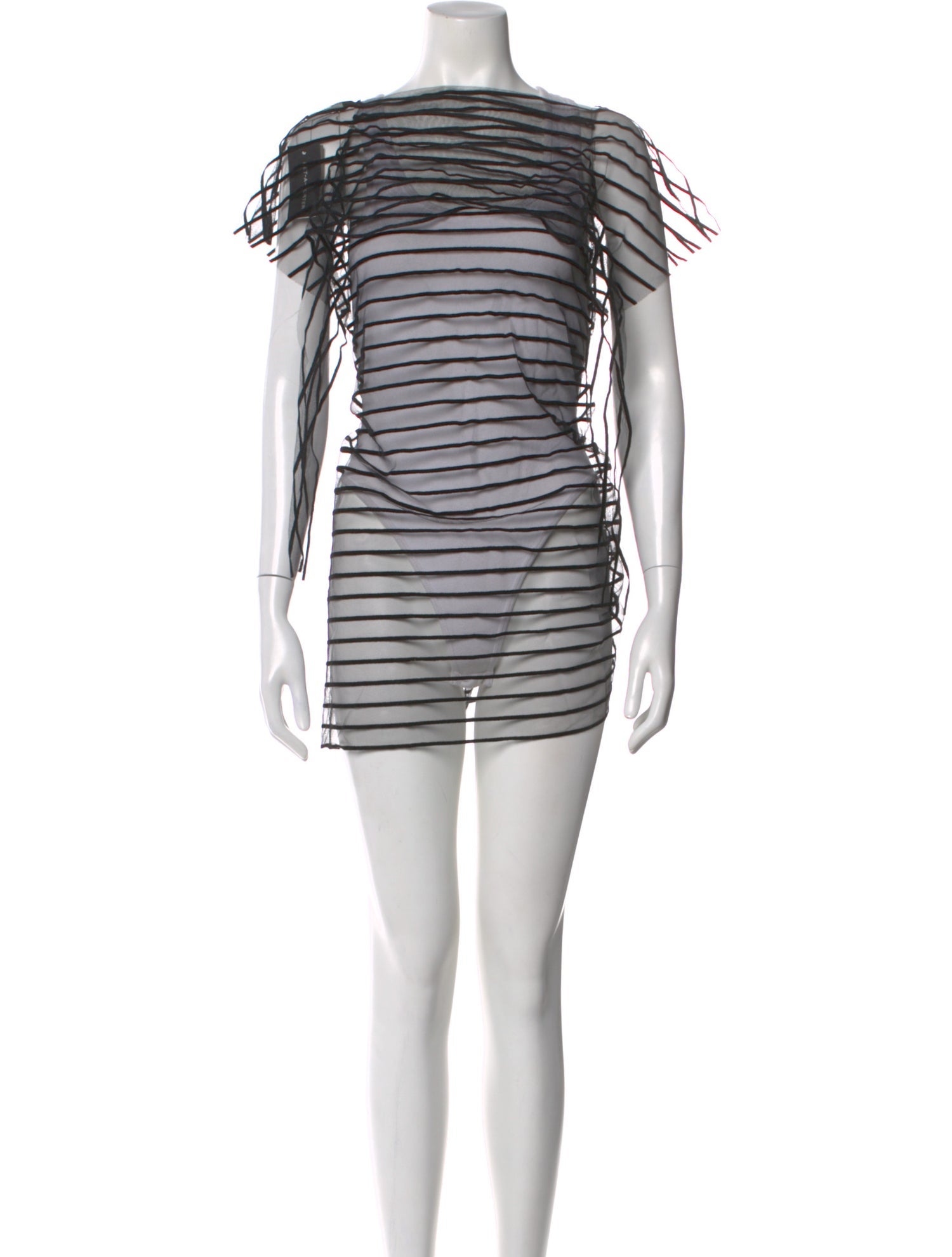 Dries Van Noten Striped Mini Dress
