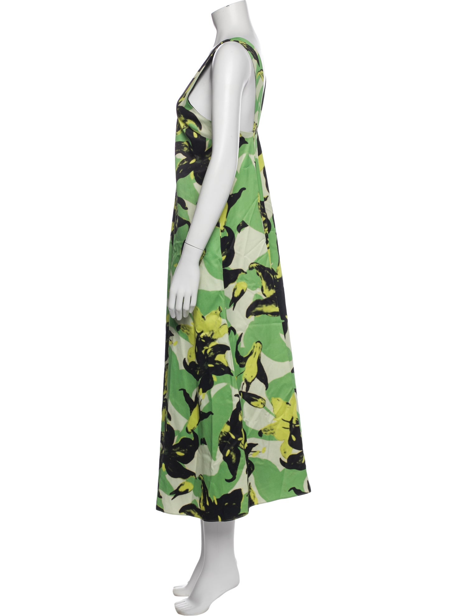 Dries Van Noten Floral Print Long Dress