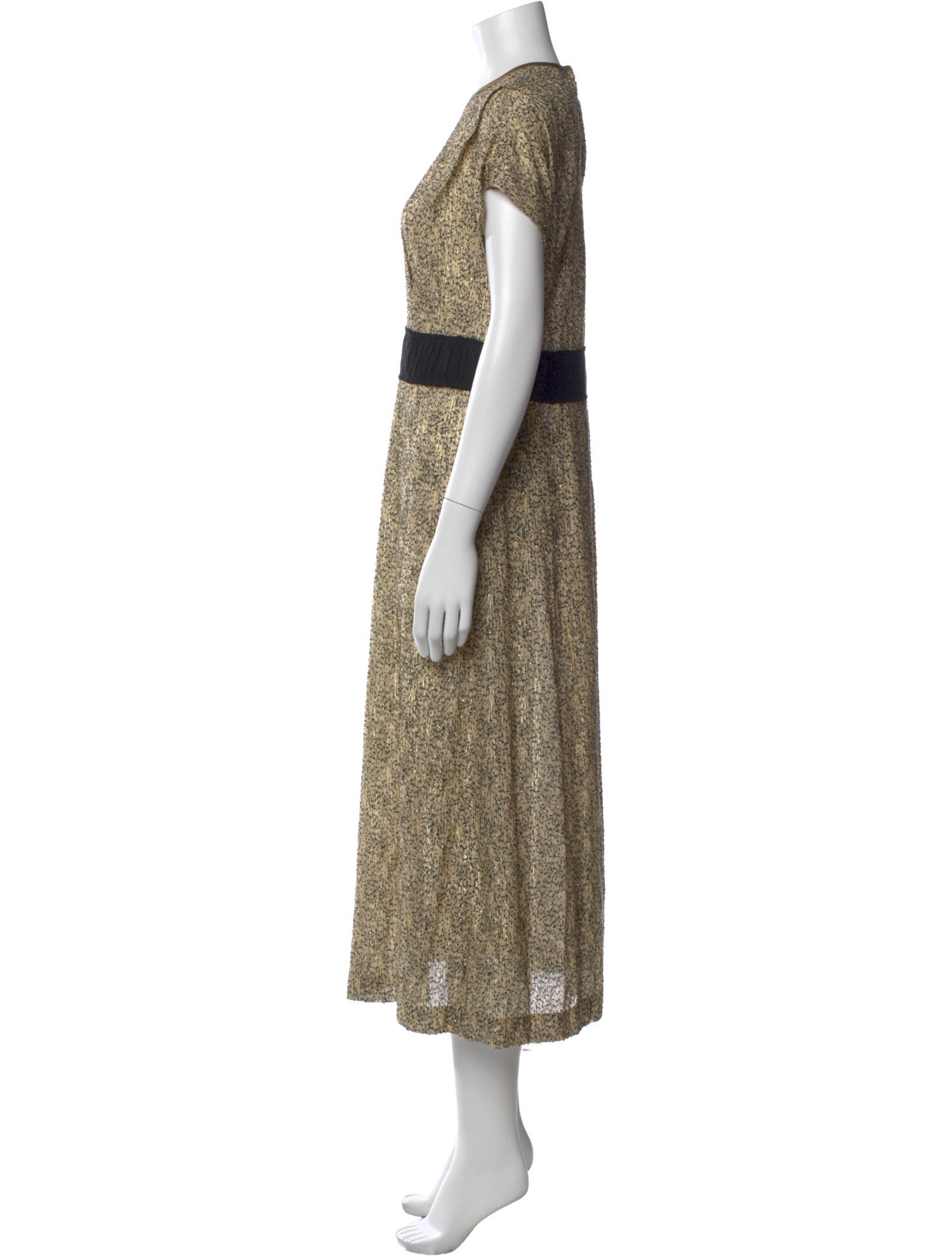 Dries Van Noten Printed Long Dress