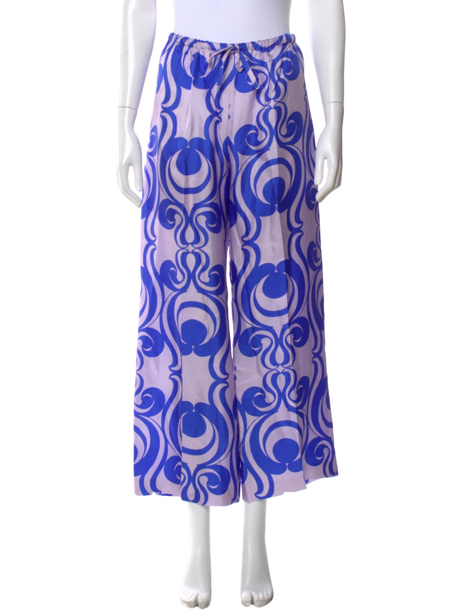Dries Van Noten Silk Wide Leg Pants w/ Tags