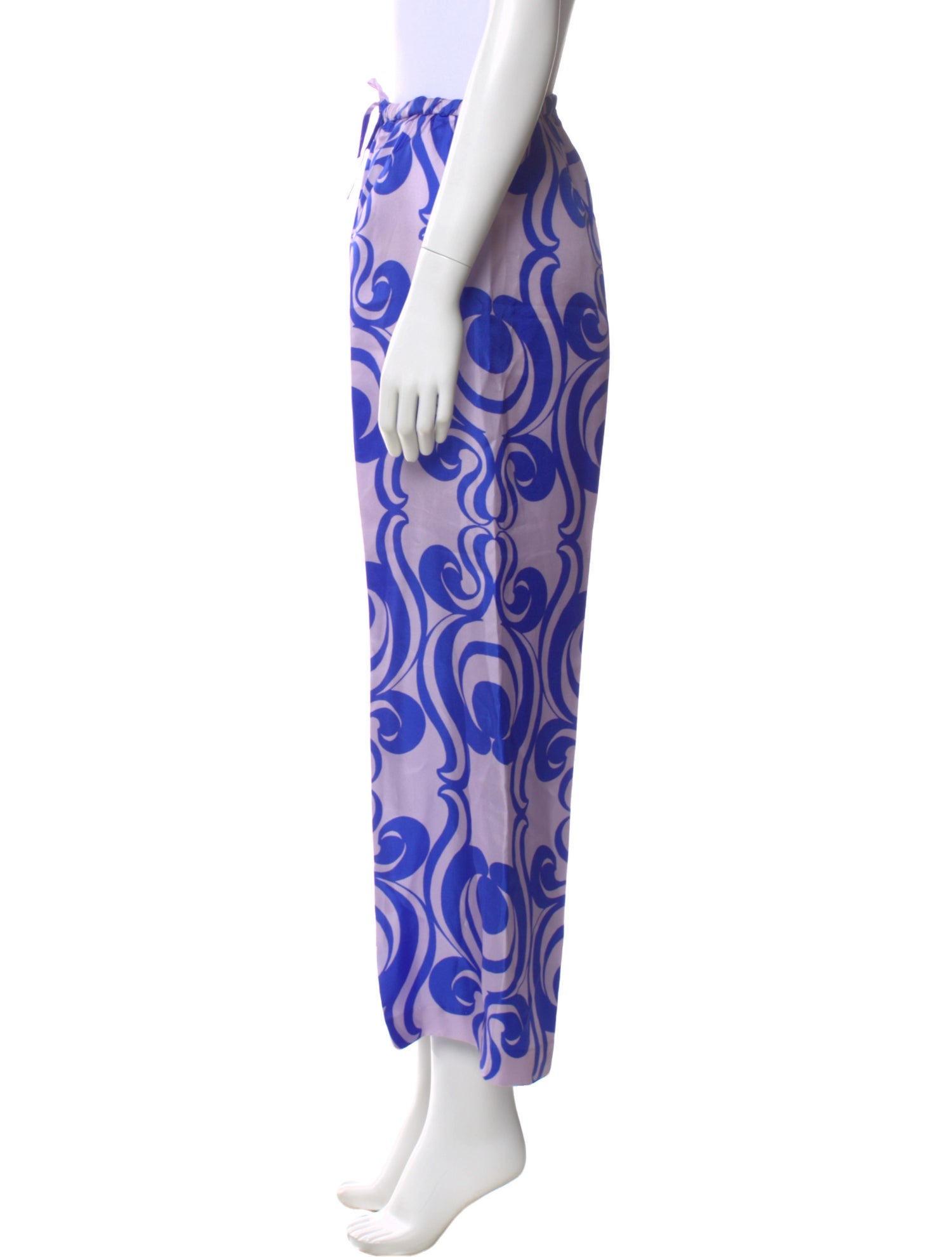 Dries Van Noten Silk Wide Leg Pants w/ Tags