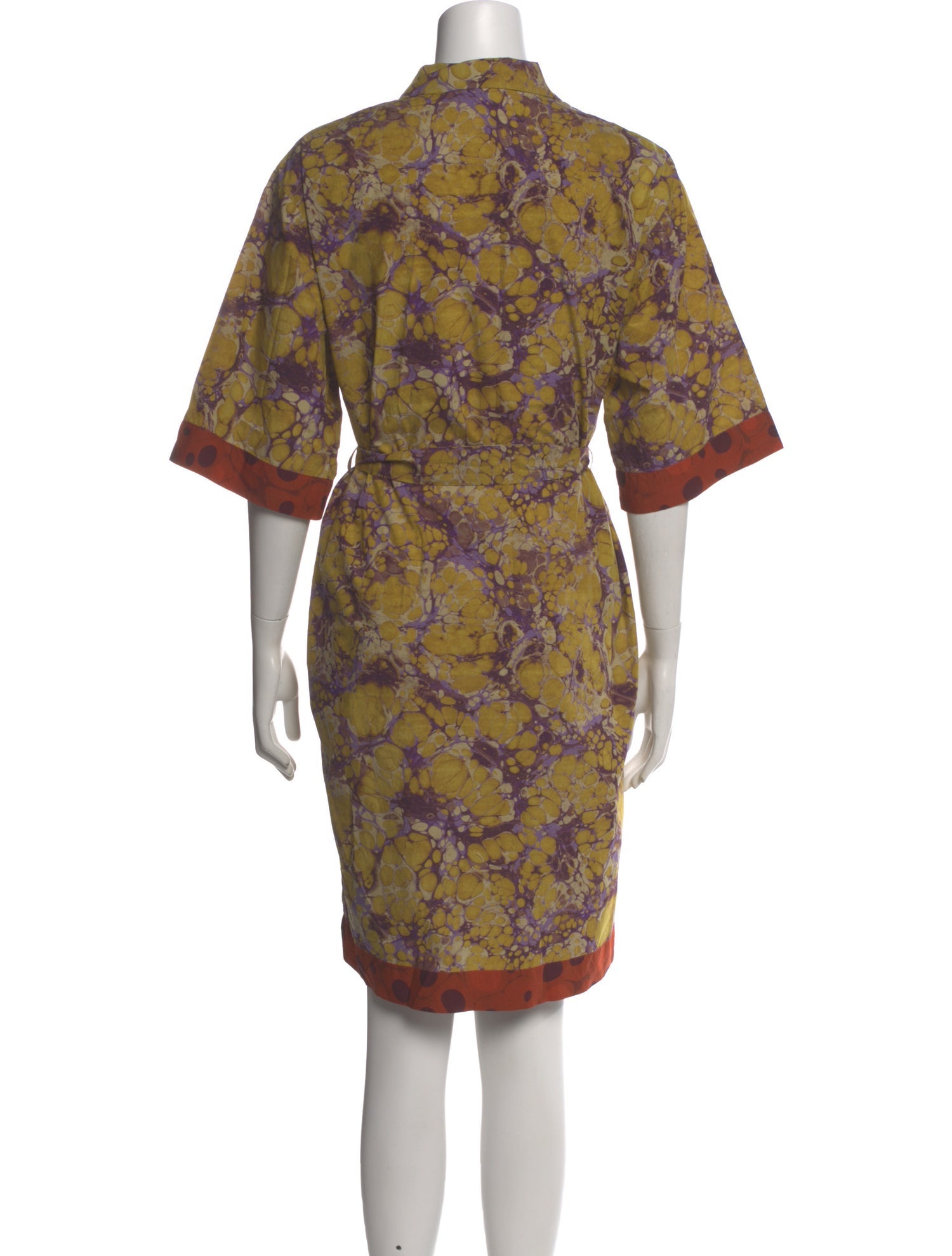 Dries Van Noten Printed Knee-Length Dress