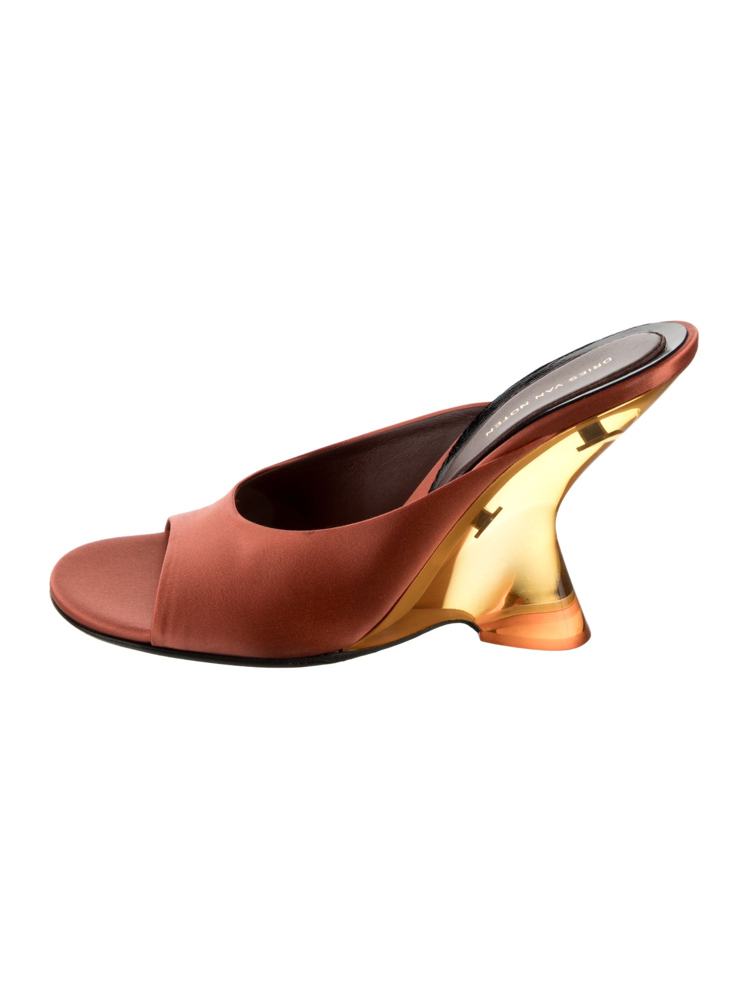 Dries Van Noten Satin Slides