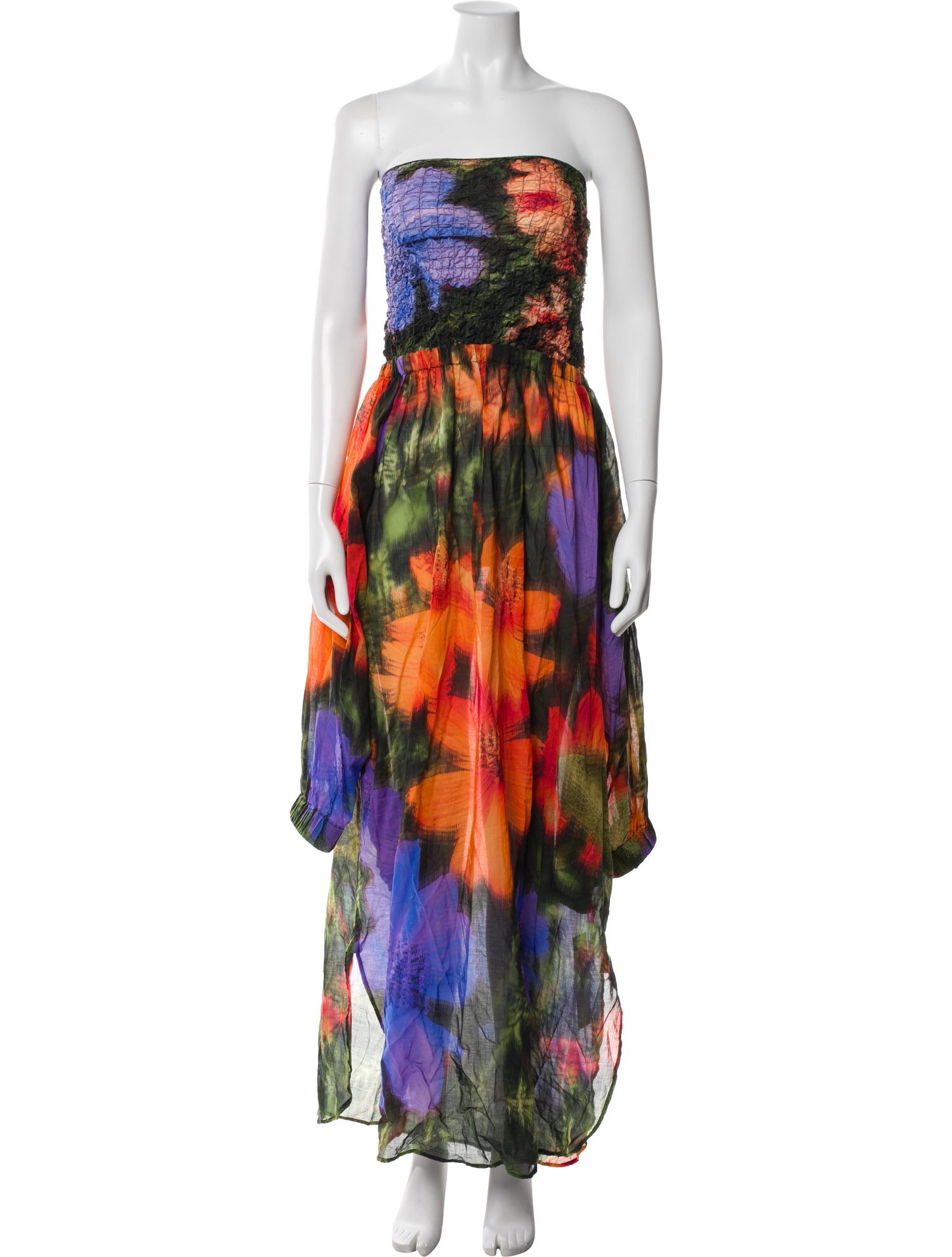 Dries Van Noten Printed Midi Length Dress