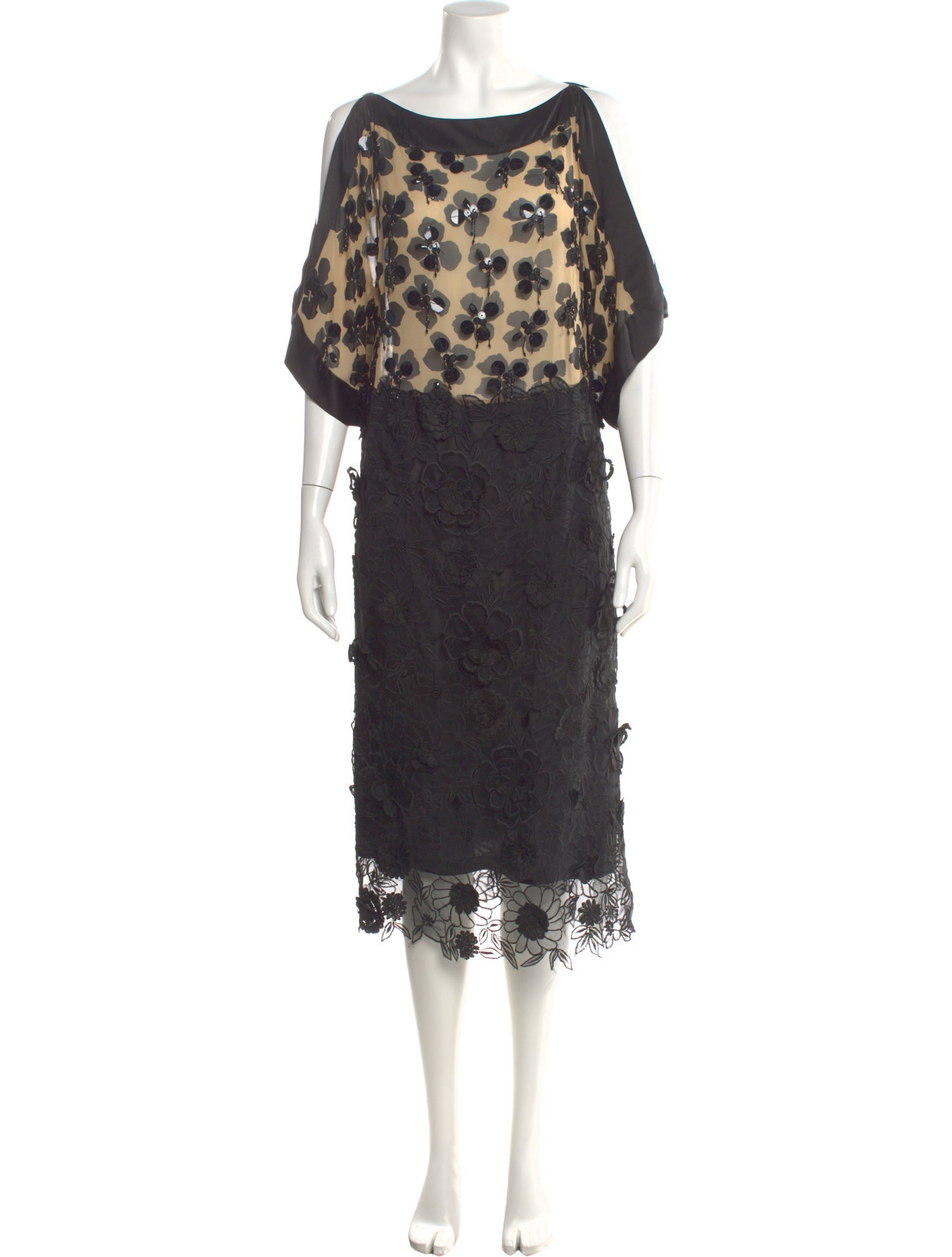 Dries Van Noten Silk Midi Length Dress