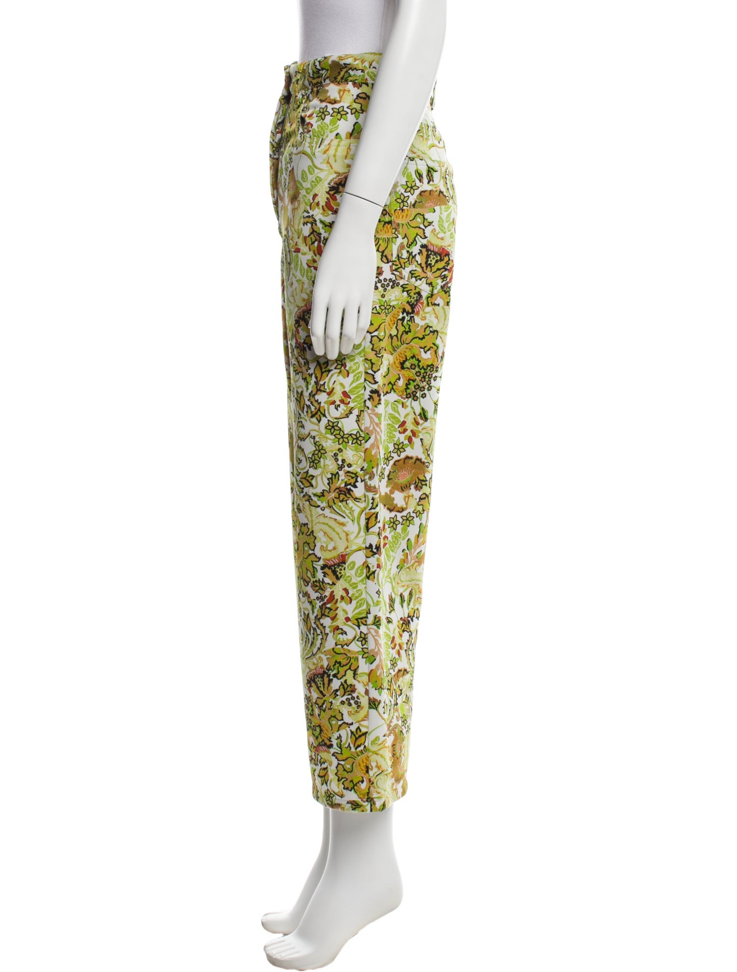 Dries Van Noten Nylon Wide Leg Pants