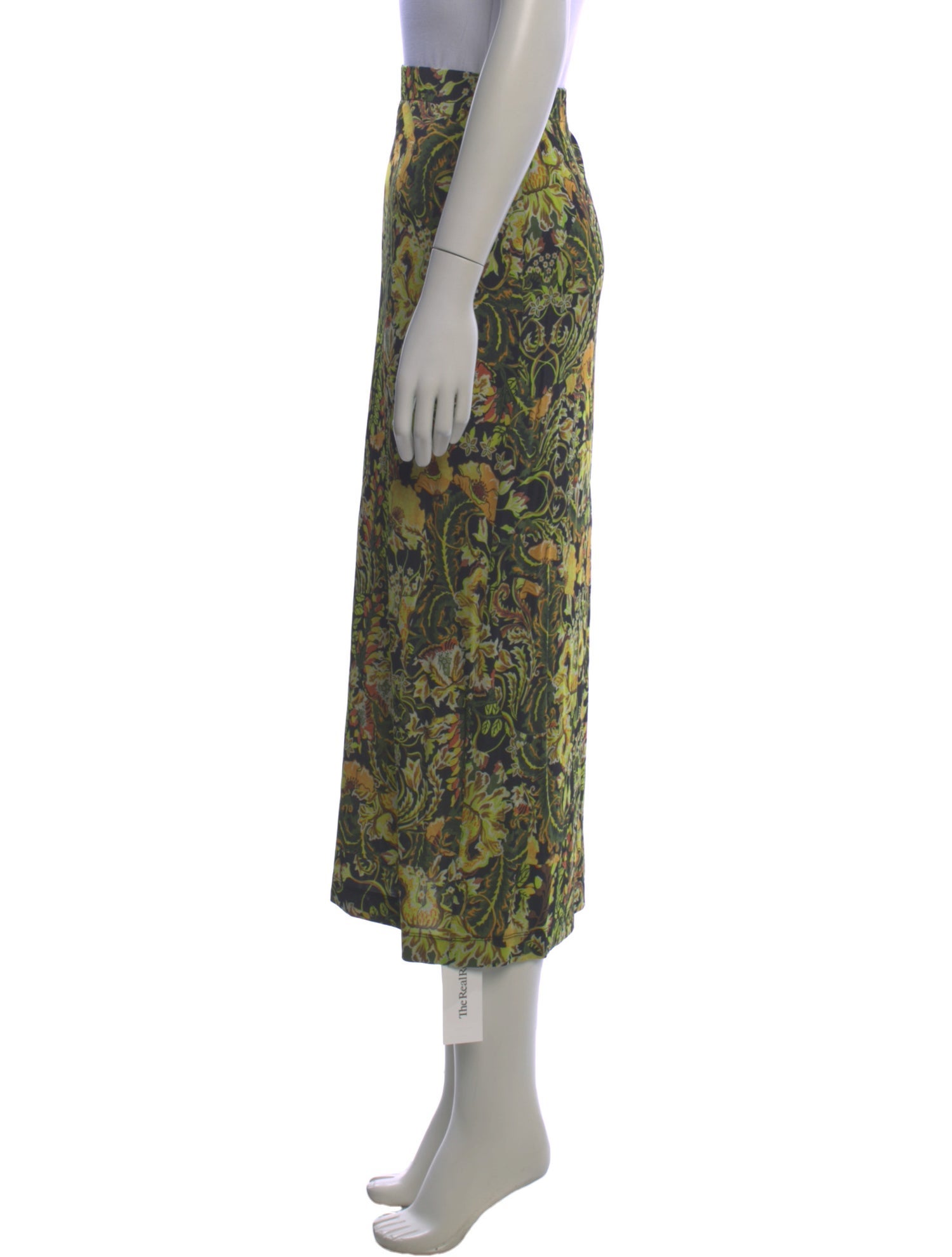 Dries Van Noten Printed Midi Length Skirt