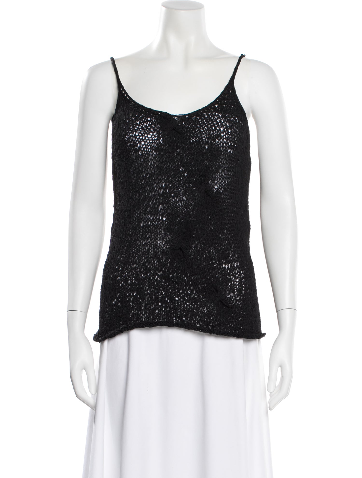 Dries Van Noten Scoop Neck Sleeveless Top
