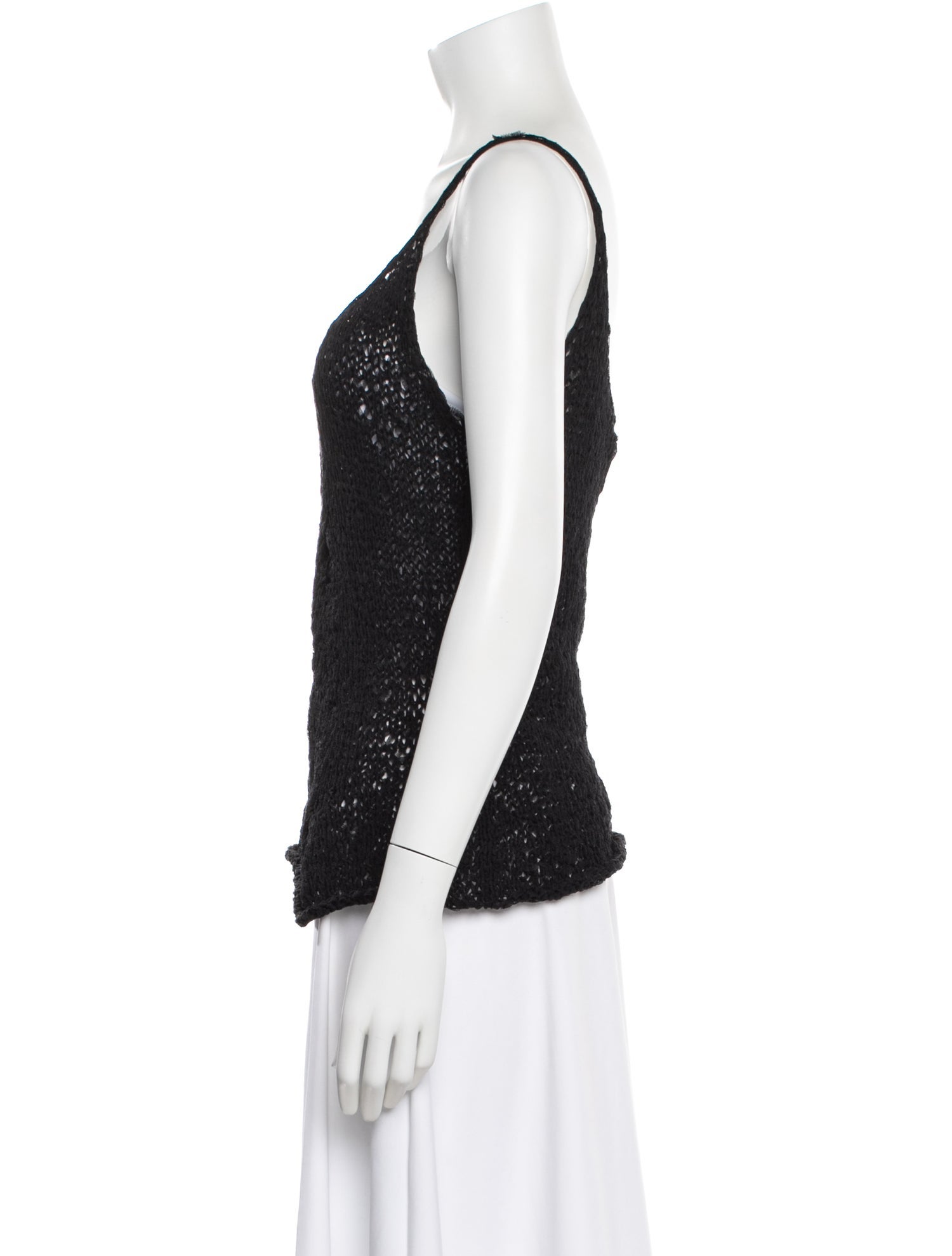 Dries Van Noten Scoop Neck Sleeveless Top