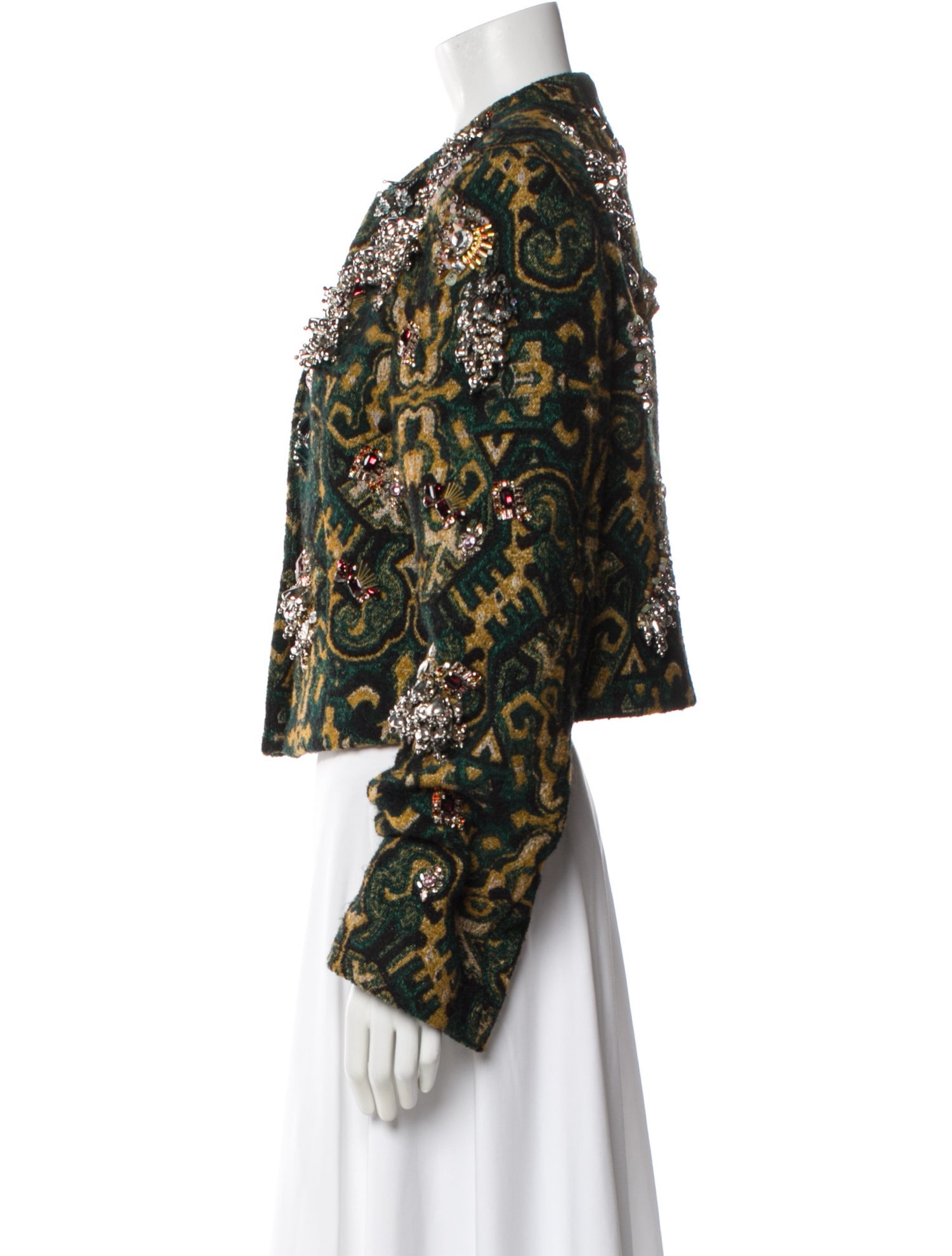 Dries Van Noten Floral Print Evening Jacket w/ Tags
