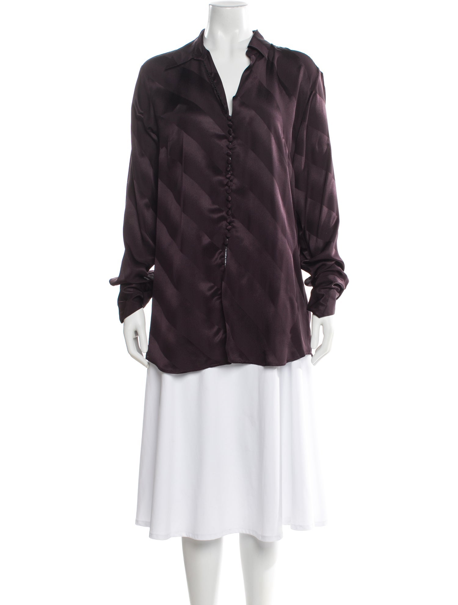 Dries Van Noten Silk Printed Blouse