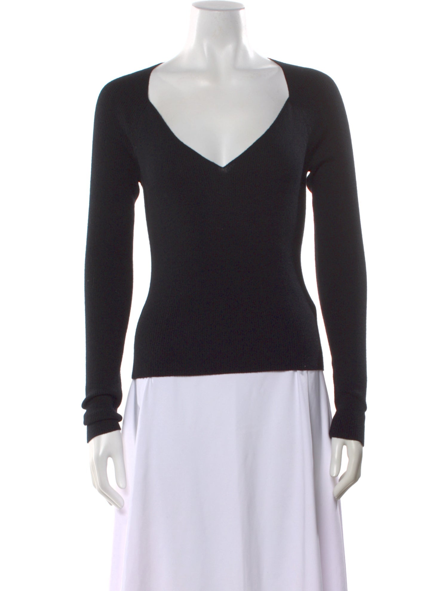 Dries Van Noten Merino Wool V-Neck Sweater