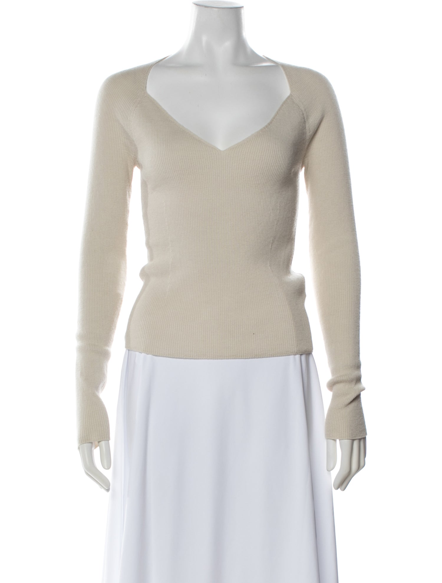 Dries Van Noten Merino Wool V-Neck Sweater