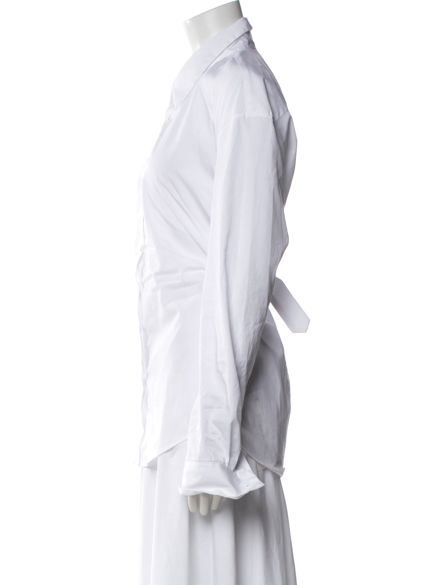 Dries Van Noten Long Sleeve Button-Up Top