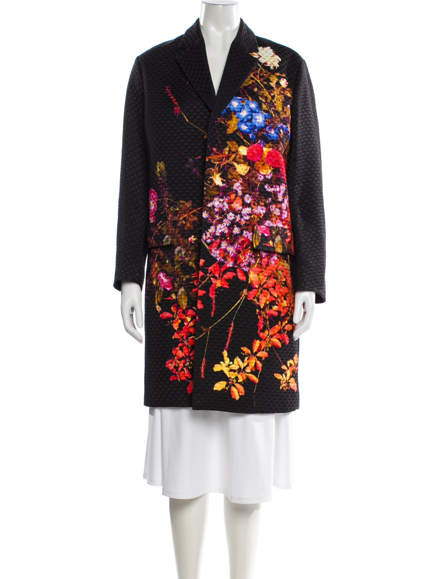 Dries Van Noten Floral Print Coat