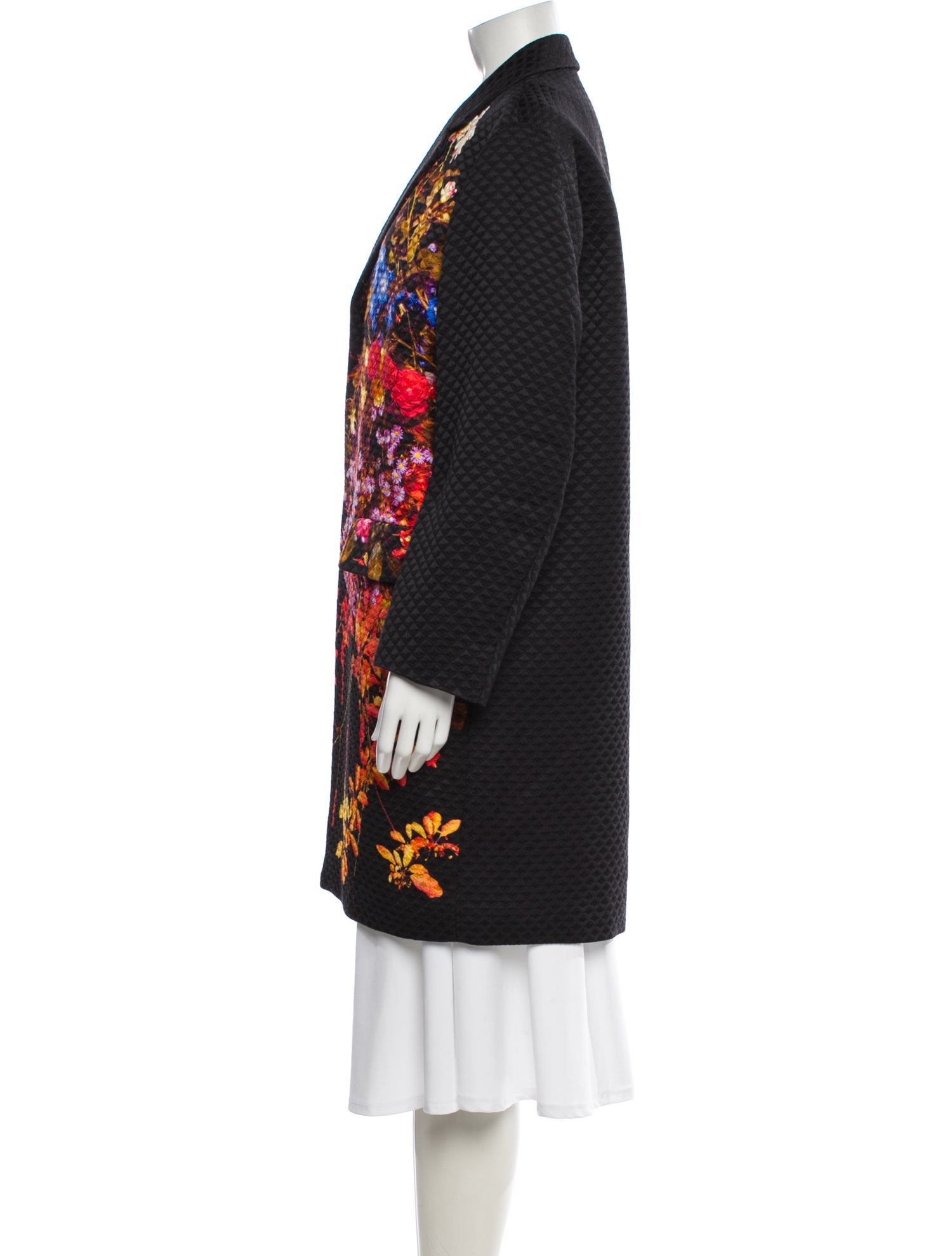 Dries Van Noten Floral Print Coat