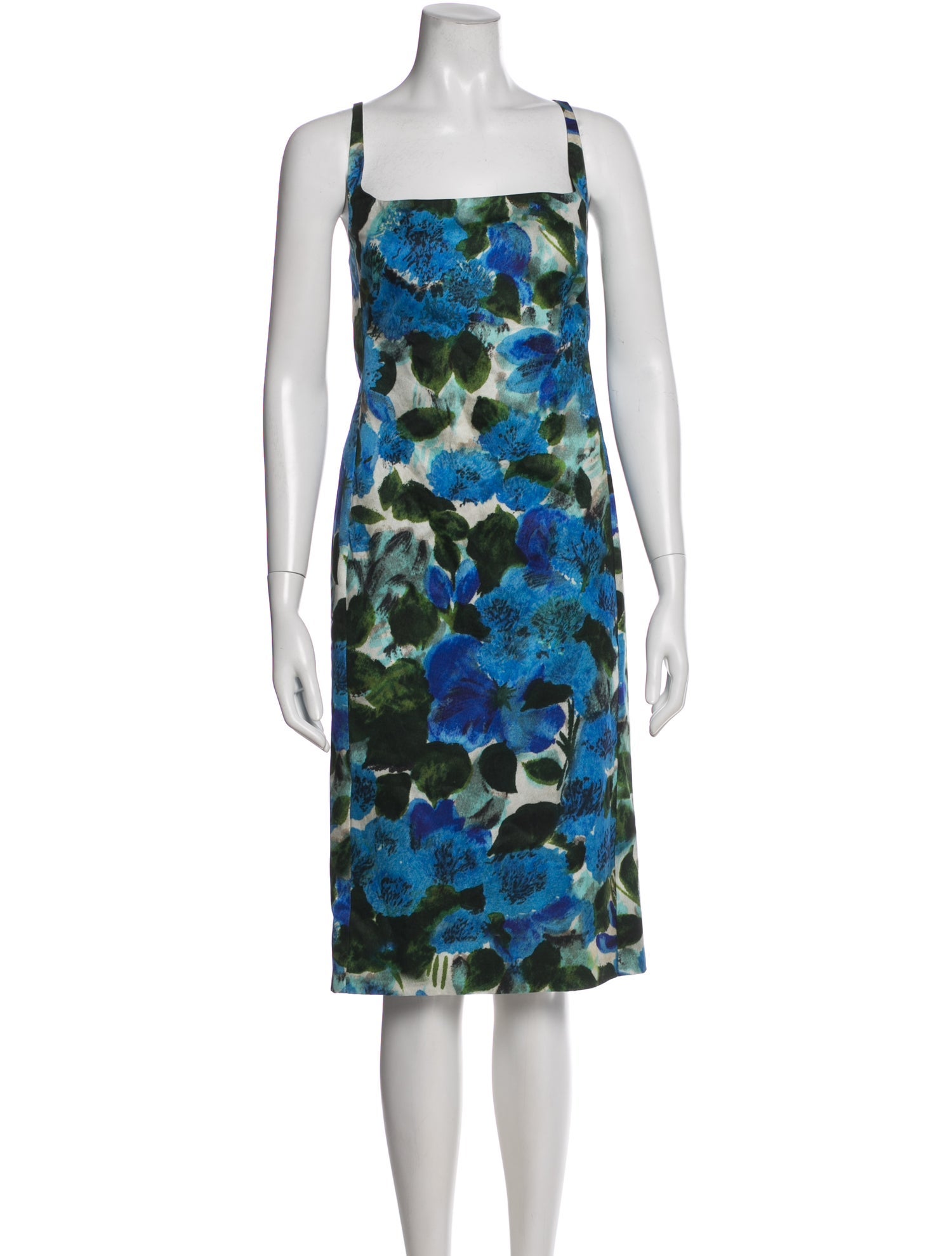 Dries Van Noten Floral Print Midi Length Dress
