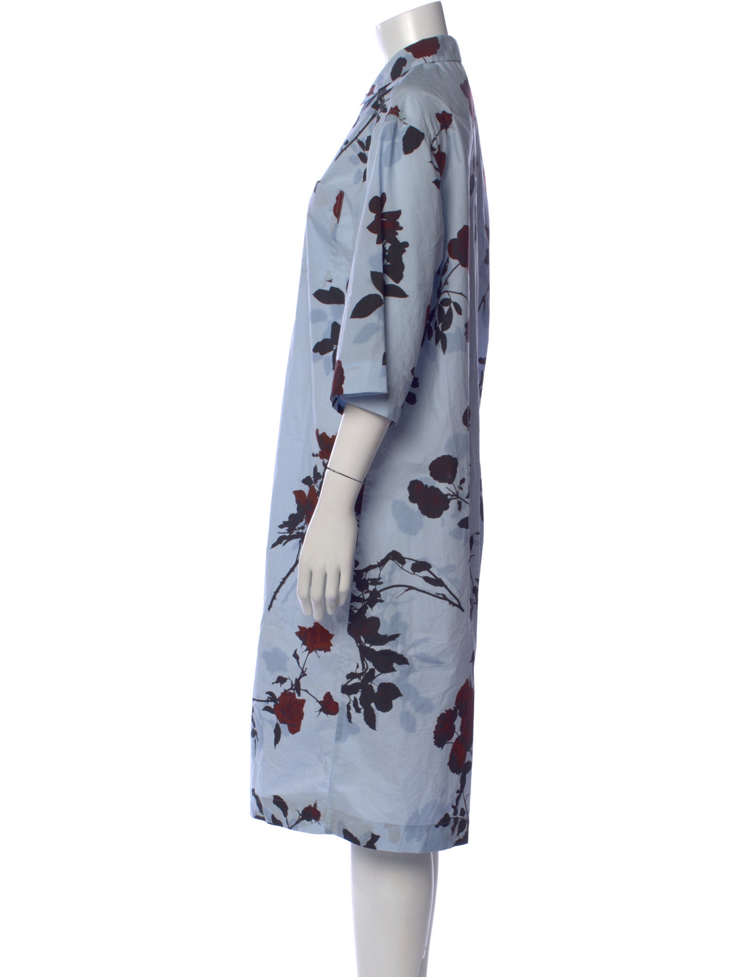 Dries Van Noten Silk Midi Length Dress