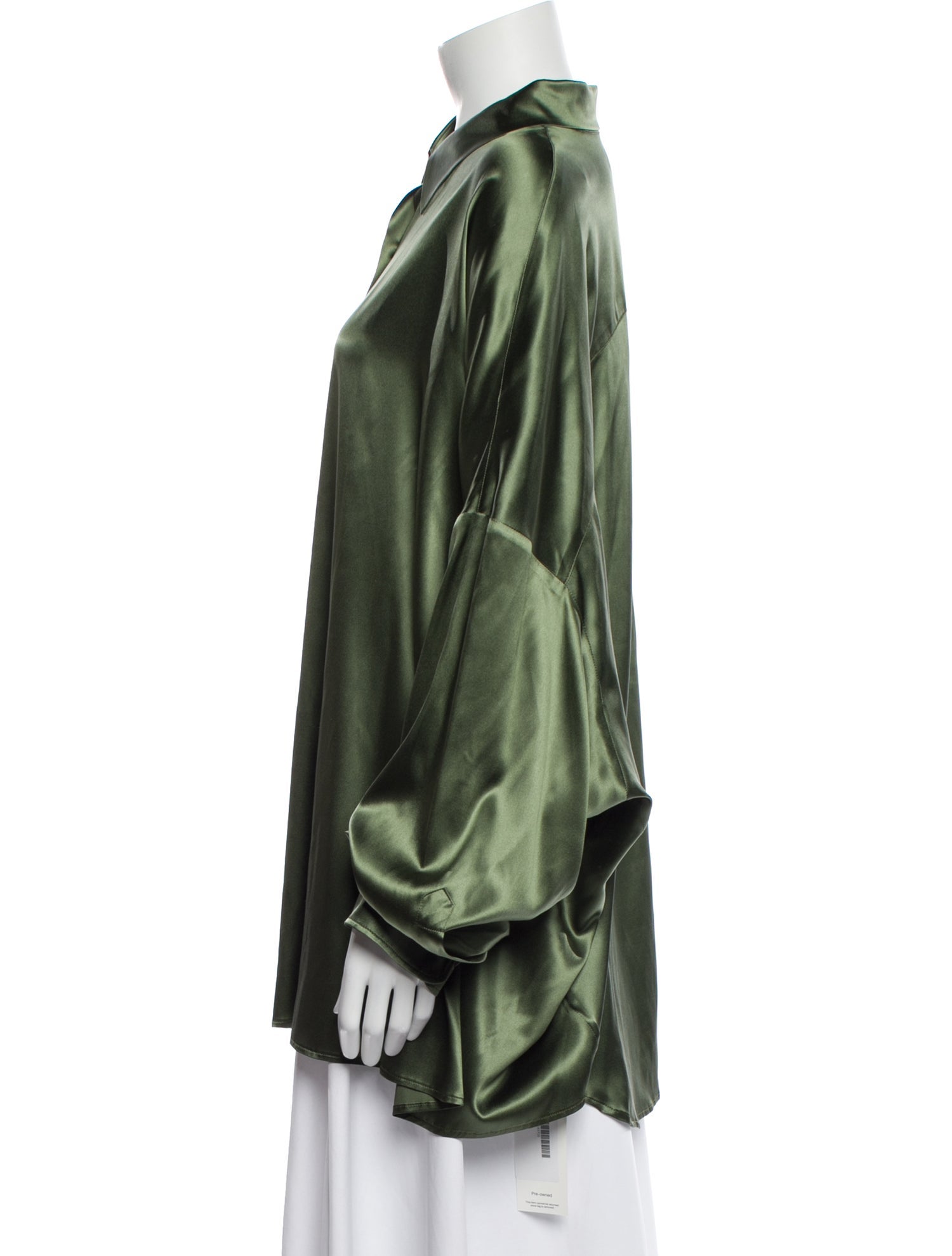 Dries Van Noten Silk Long Sleeve Blouse
