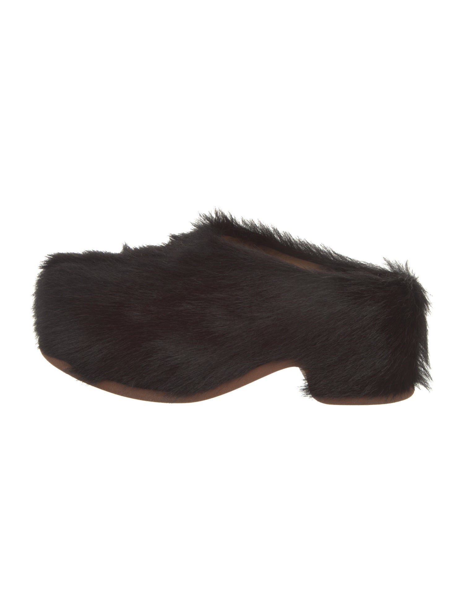 Dries Van Noten Faux Fur Mules