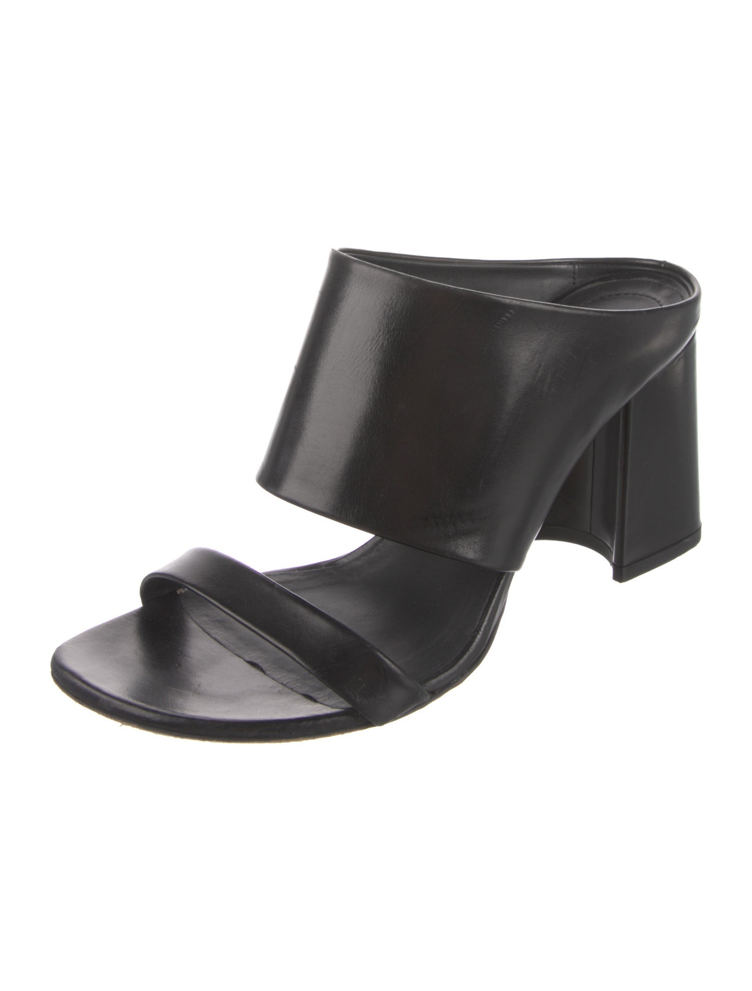 Dries Van Noten Leather Slides