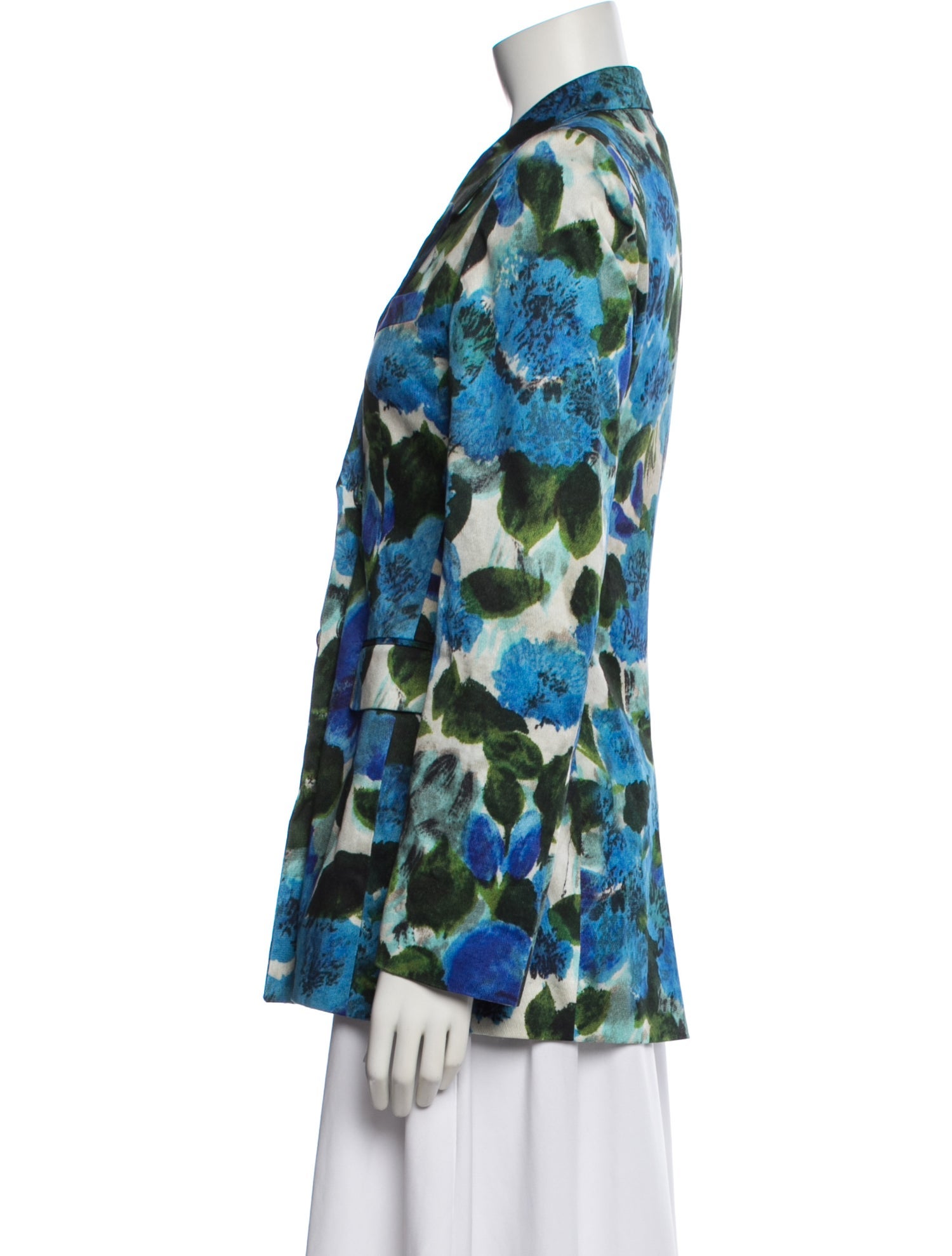 Dries Van Noten Floral Print Blazer