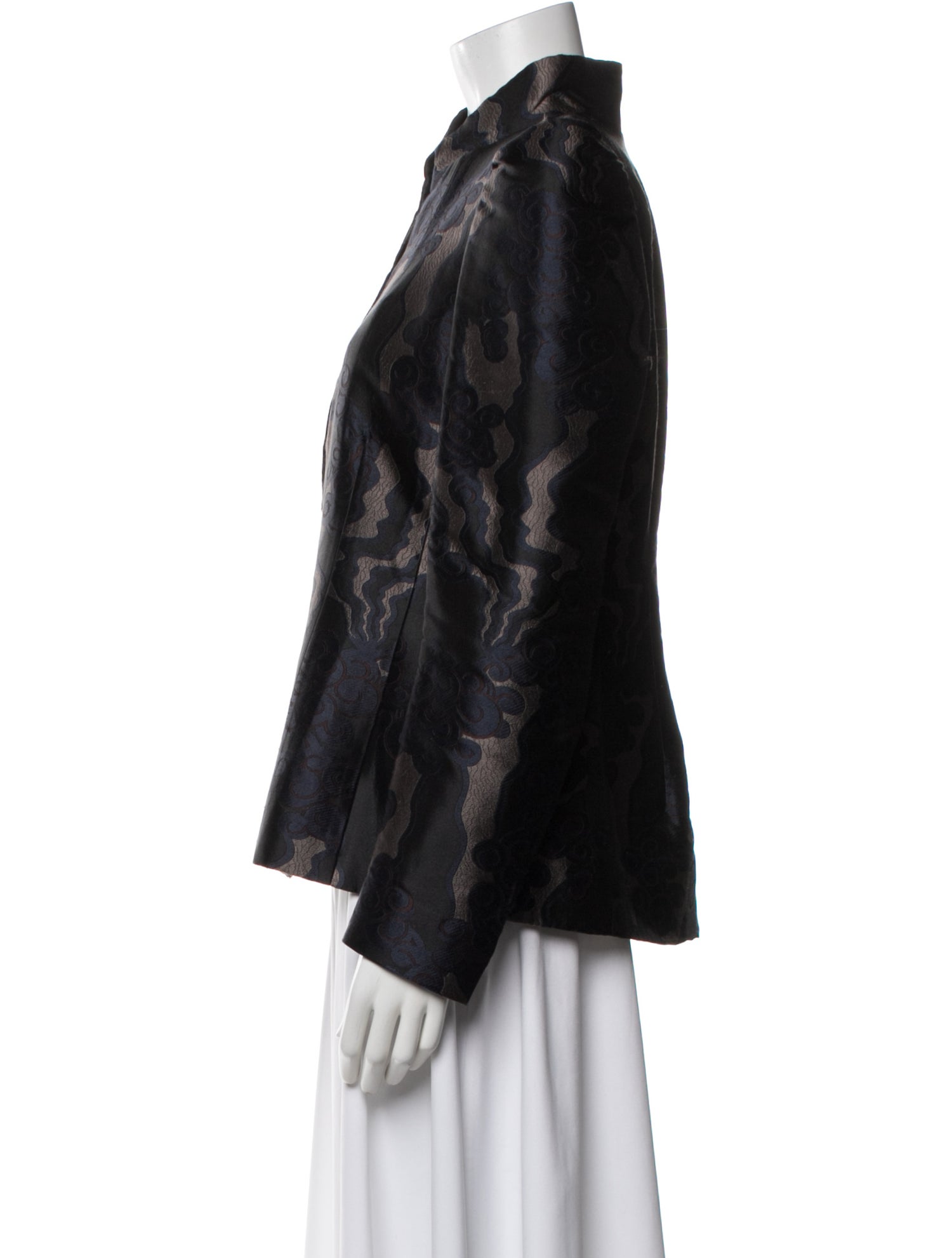 Dries Van Noten Jacquard Printed Evening Jacket