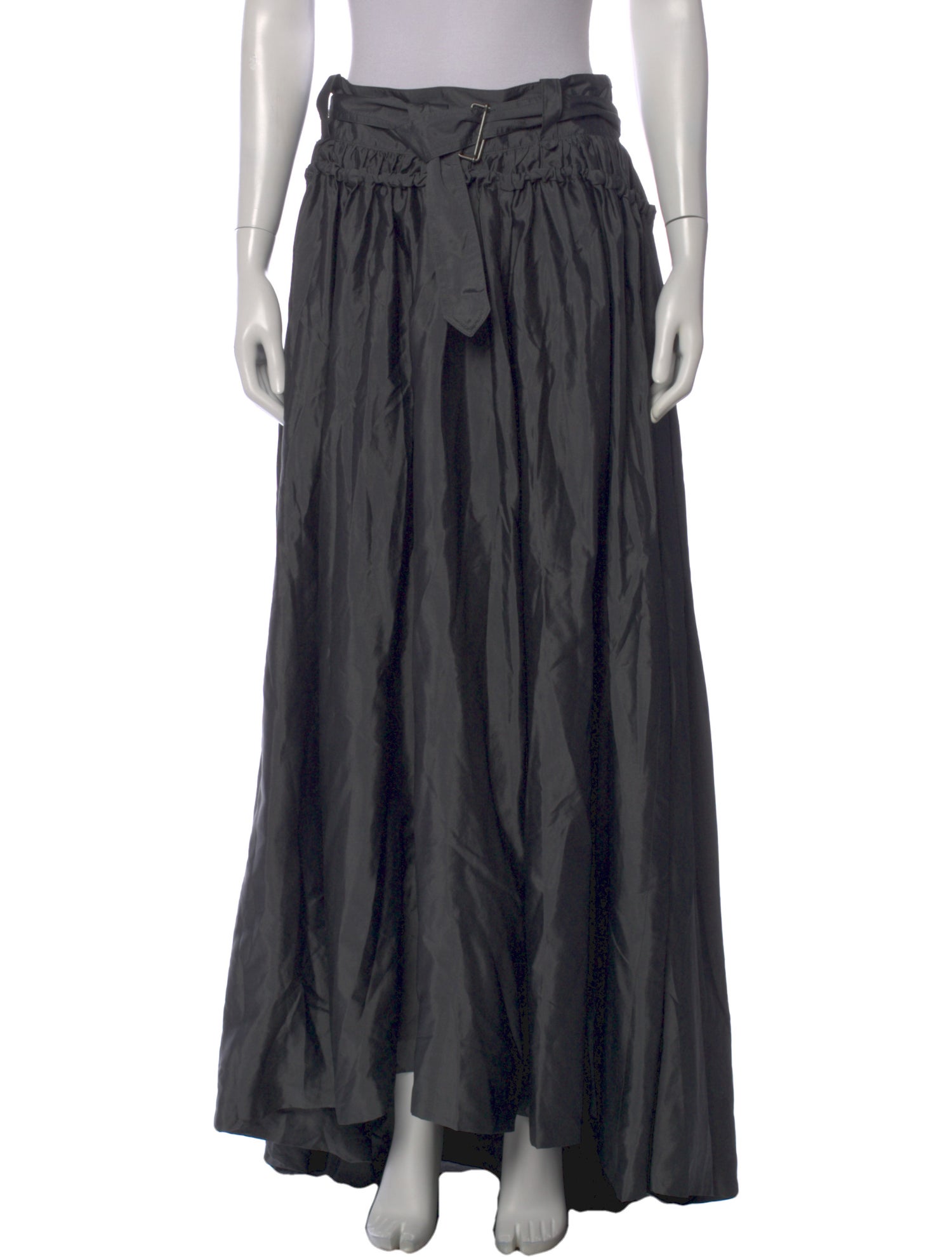 Dries Van Noten Silk Long Skirt