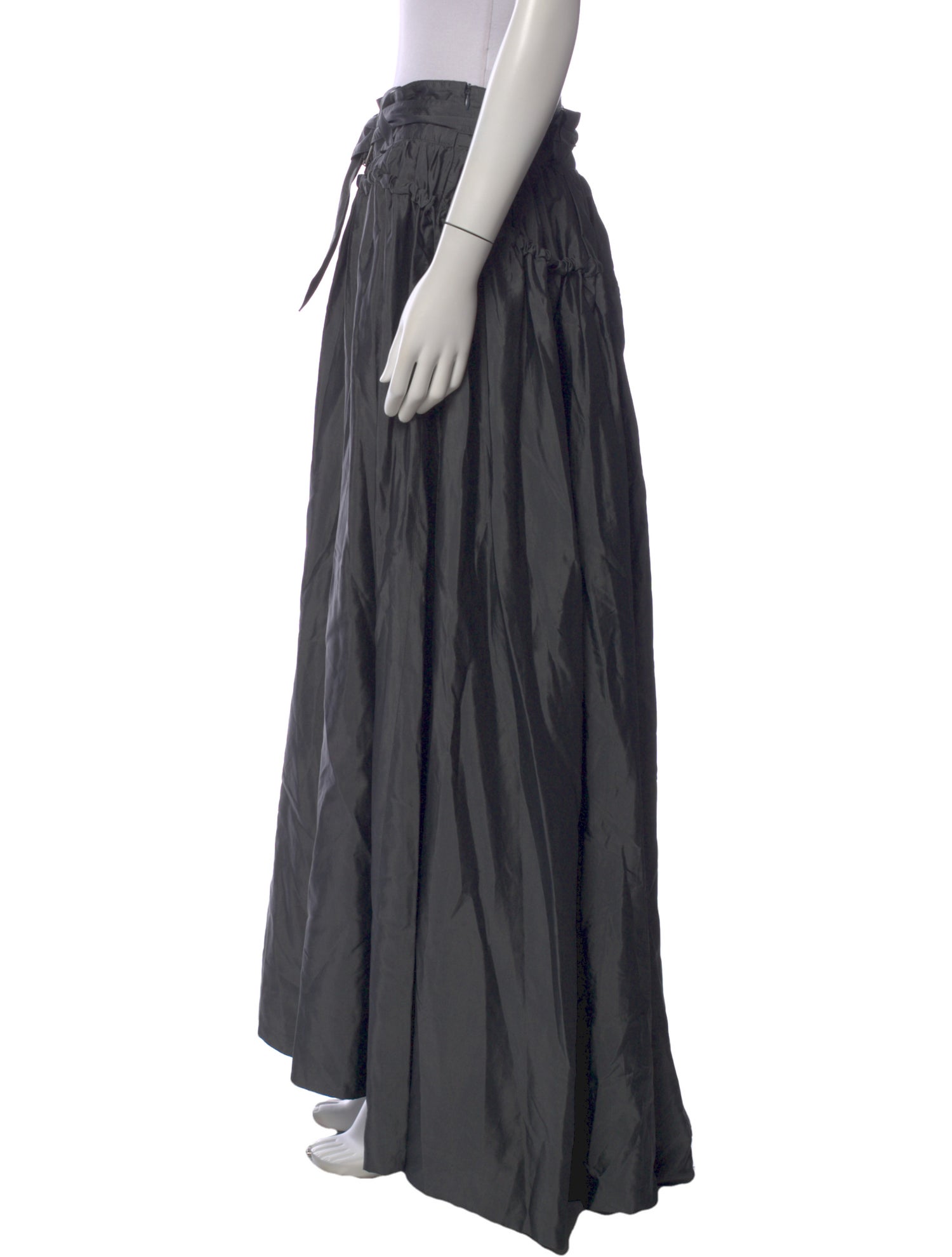 Dries Van Noten Silk Long Skirt