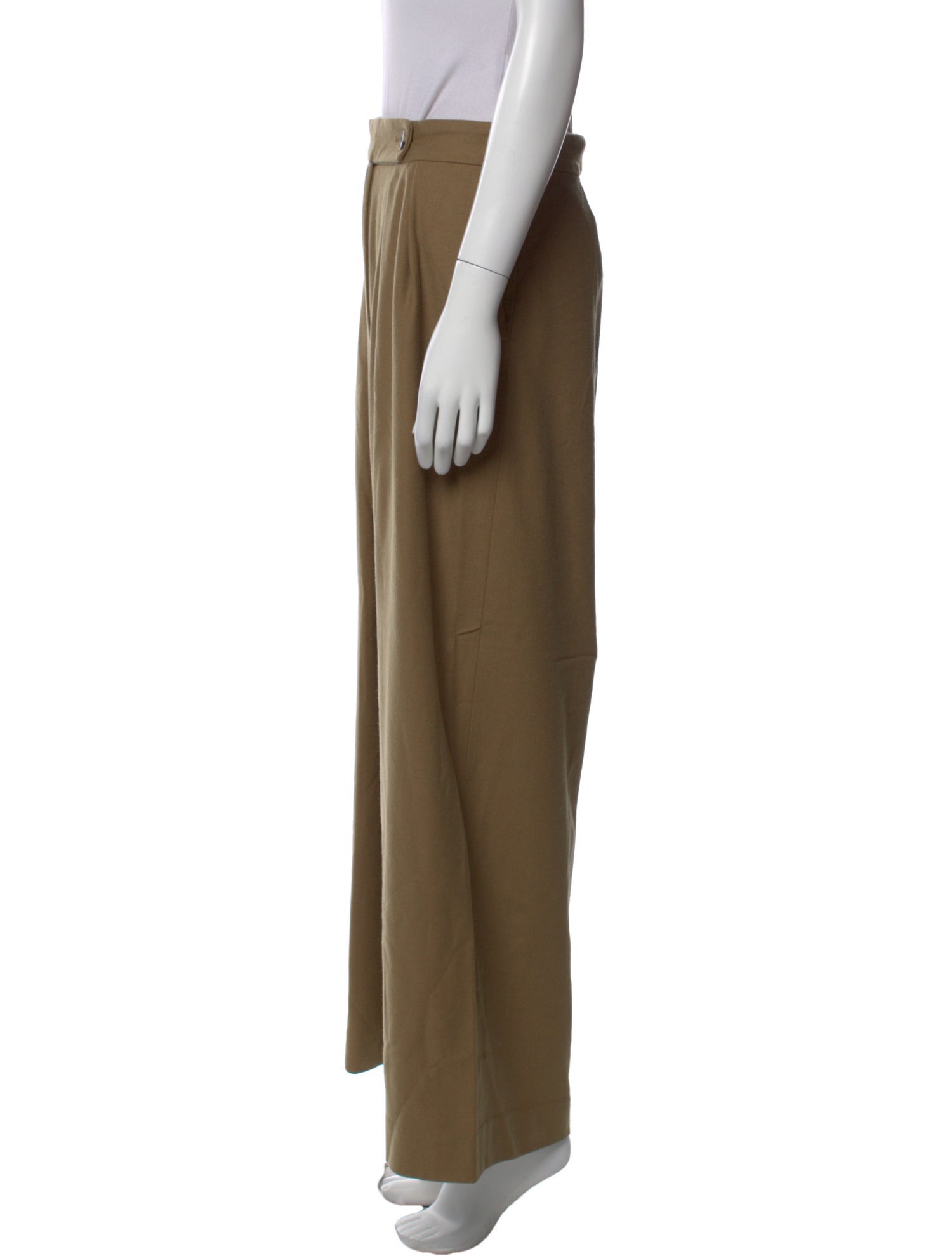 Dries Van Noten Wool Wide Leg Pants