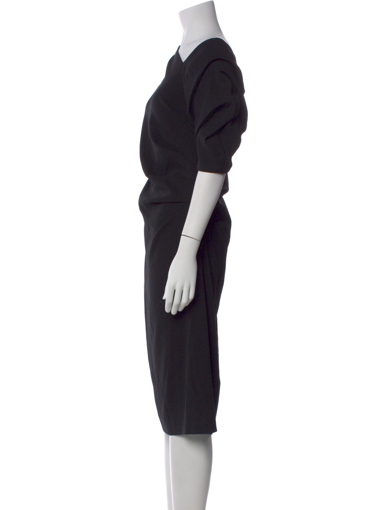 Dries Van Noten Wool Midi Length Dress