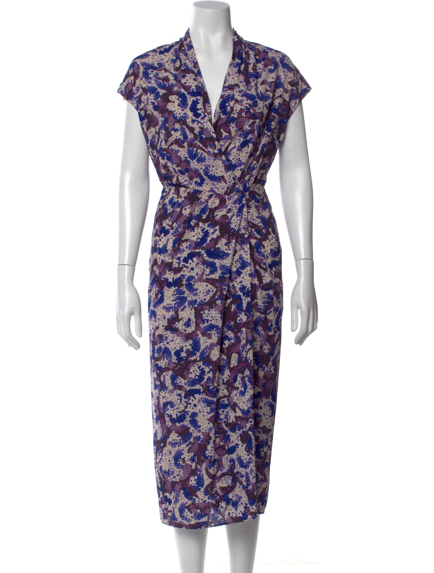 Dries Van Noten Printed Long Dress