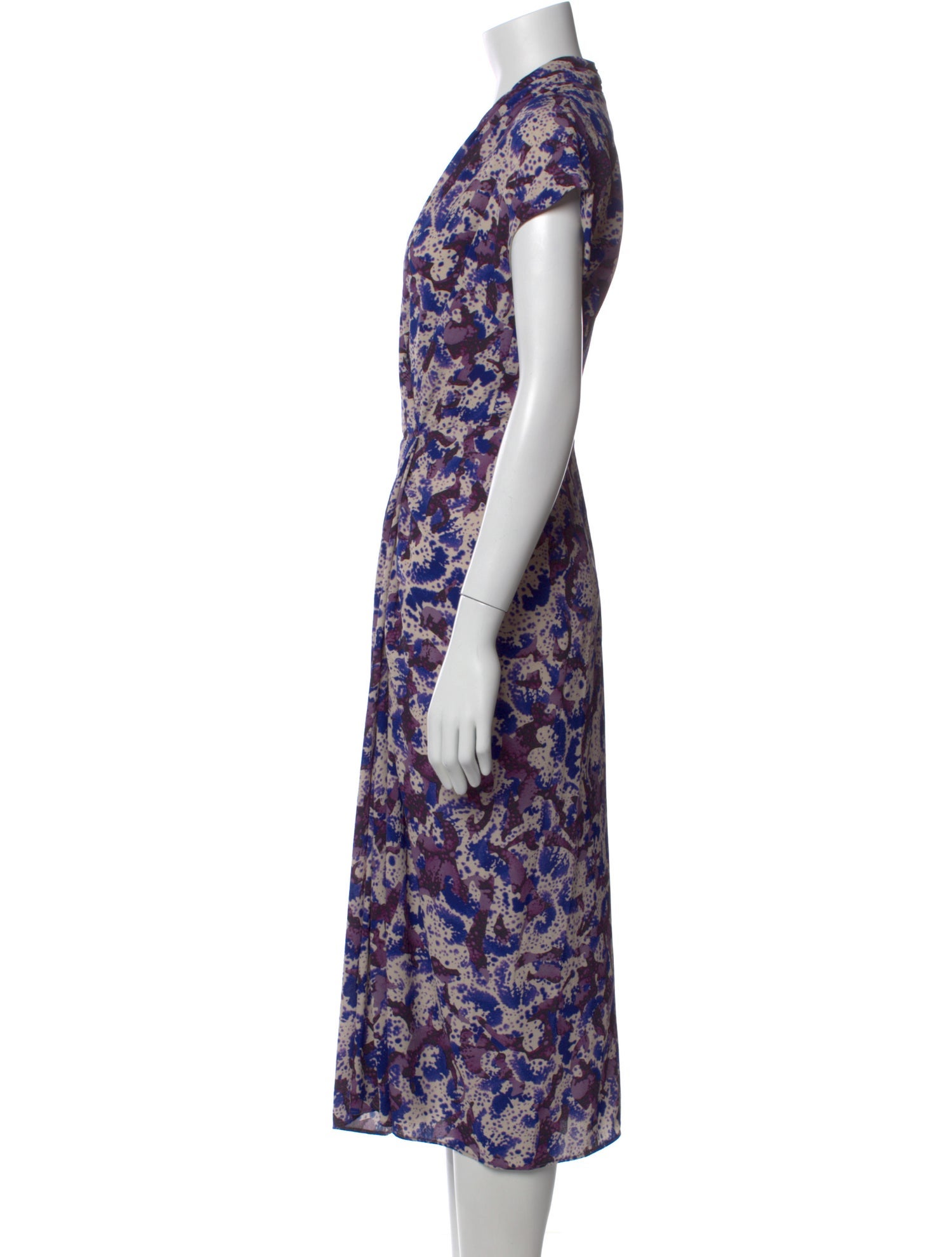 Dries Van Noten Printed Long Dress