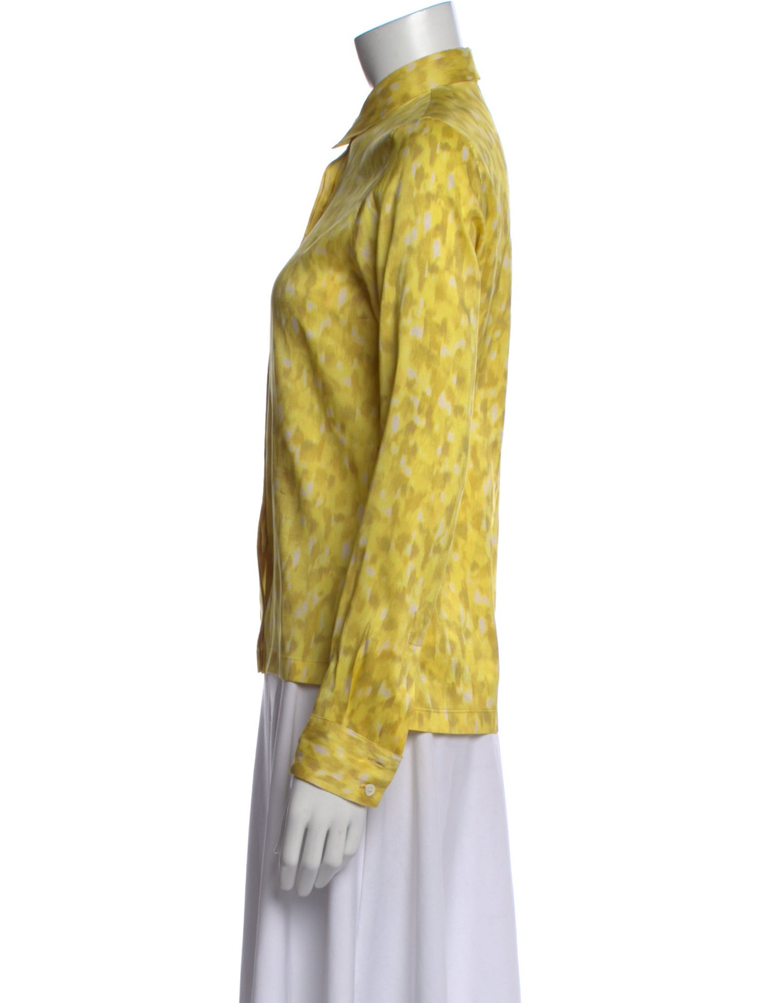 Dries Van Noten Silk Printed Blouse