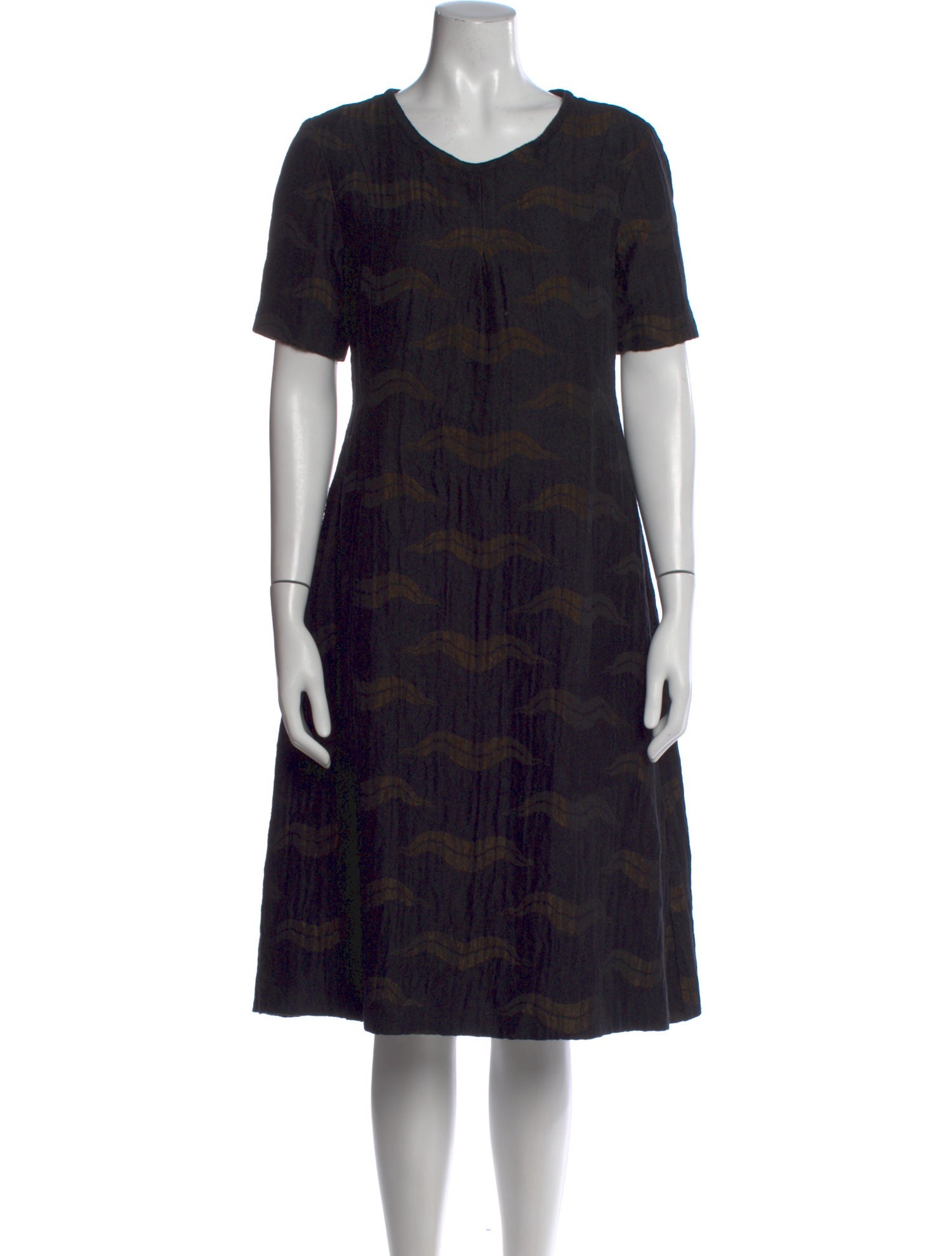 Dries Van Noten Printed Midi Length Dress