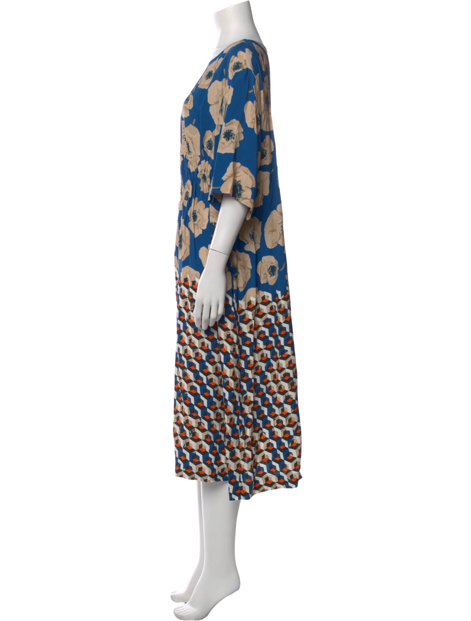 Dries Van Noten Printed Midi Length Dress w/ Tags