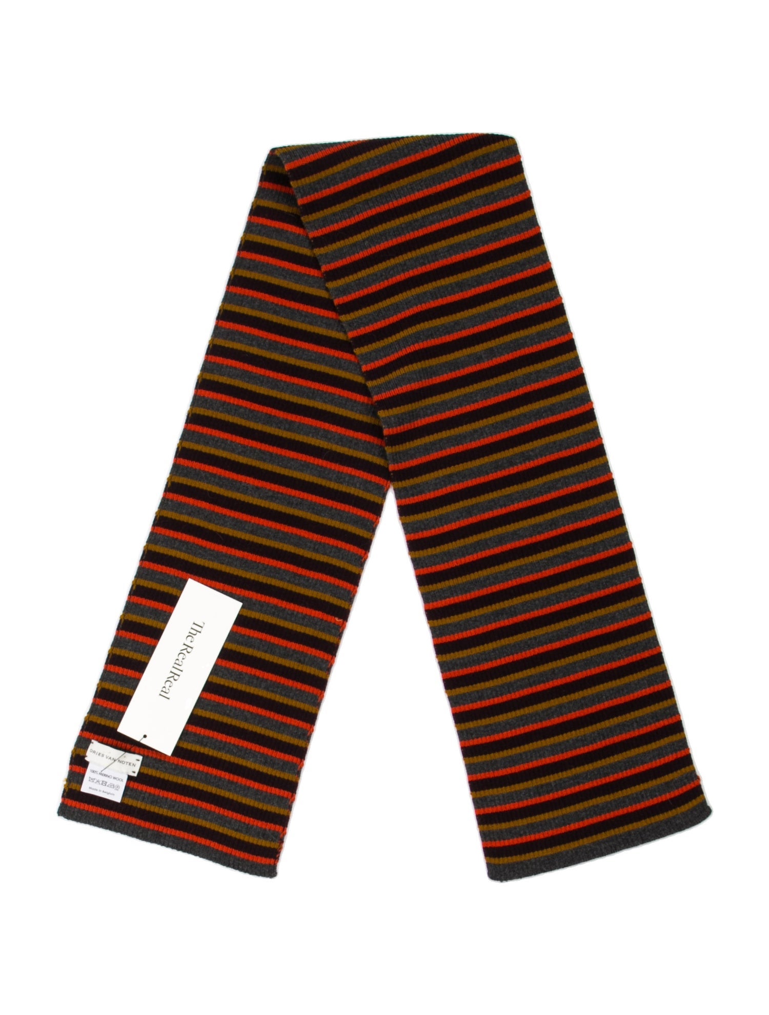Dries Van Noten Merino Wool Striped Bandeau