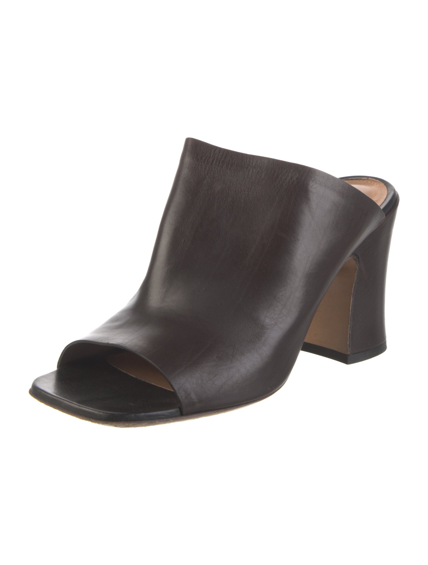 Dries Van Noten Leather Slides