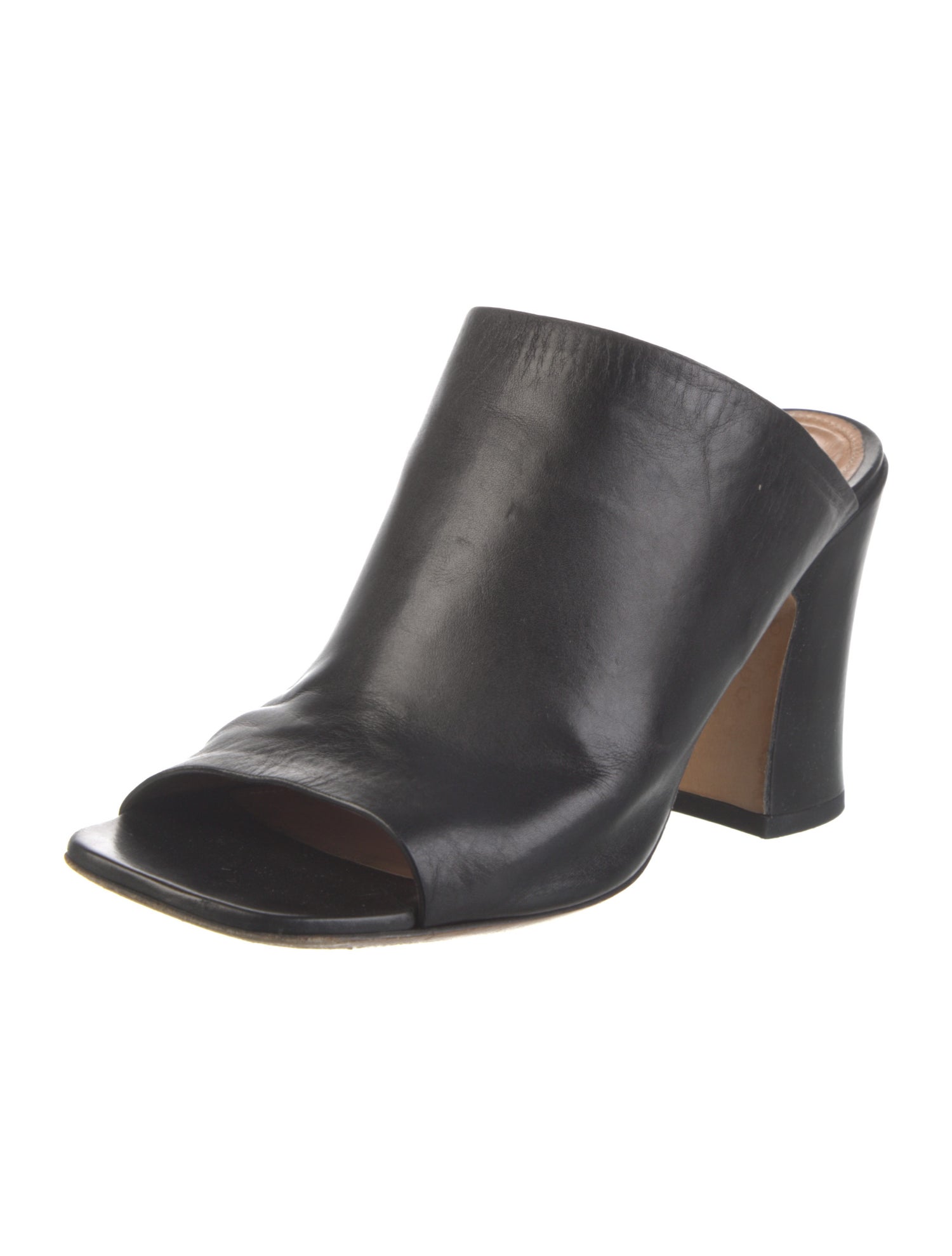 Dries Van Noten Leather Slides