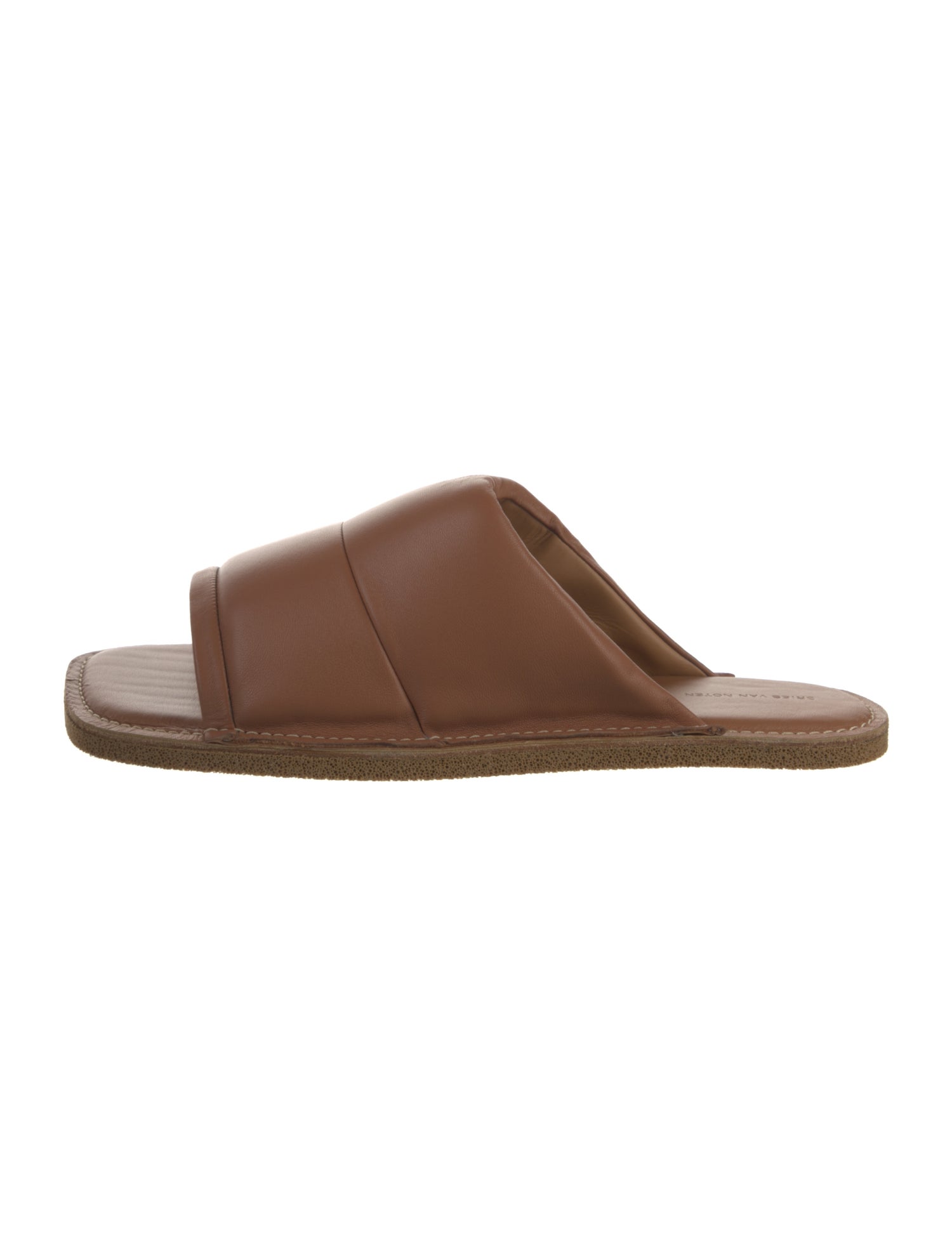 Dries Van Noten Leather Slides
