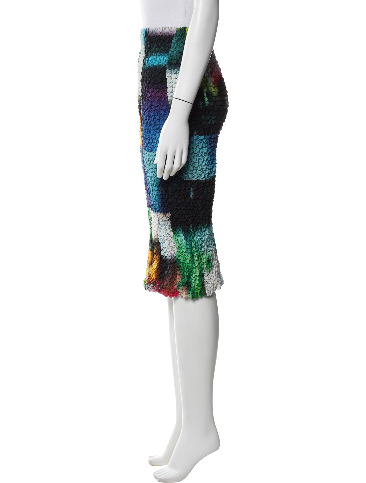 Dries Van Noten Printed Midi Length Skirt