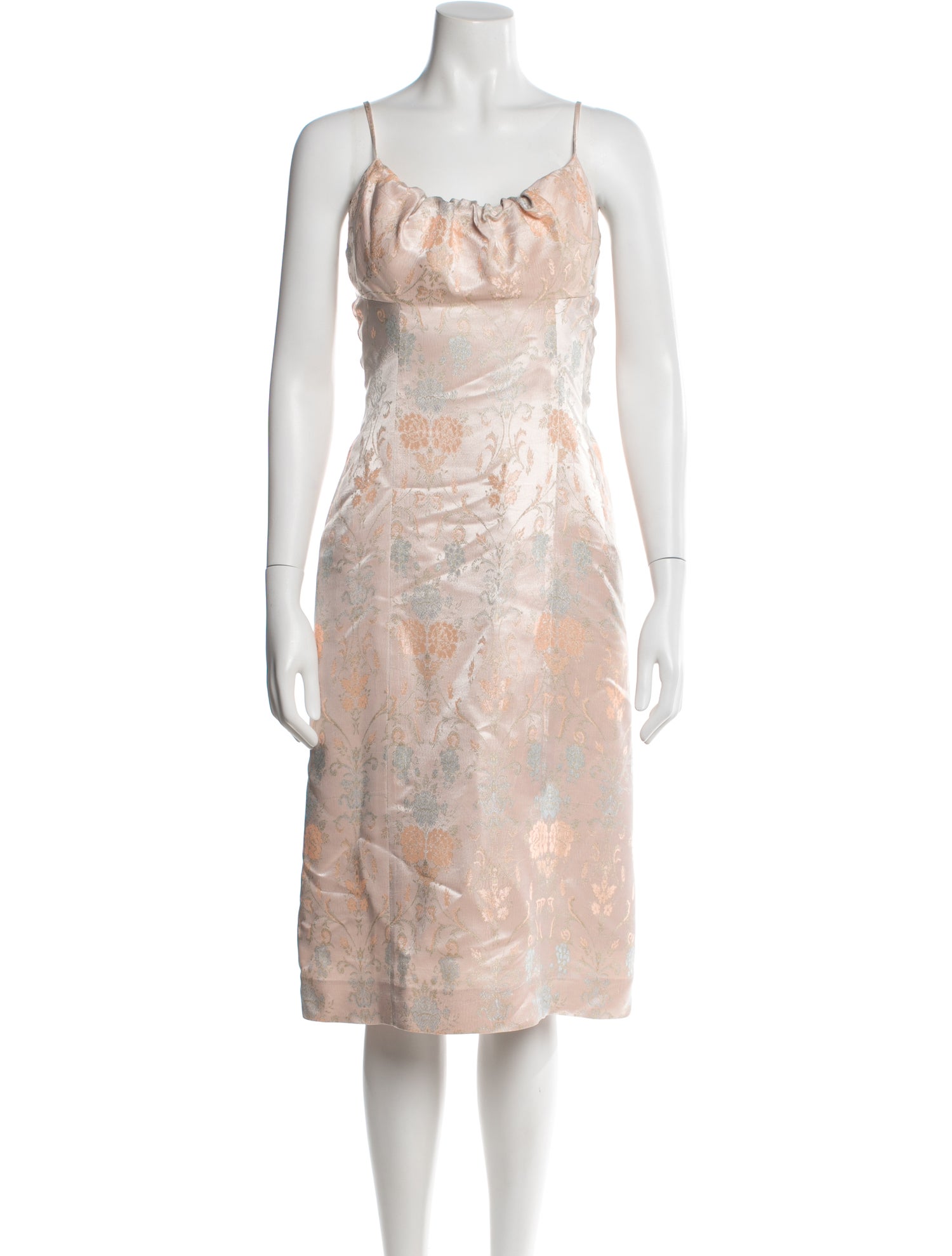 Dries Van Noten Floral Print Knee-Length Dress w/ Tags