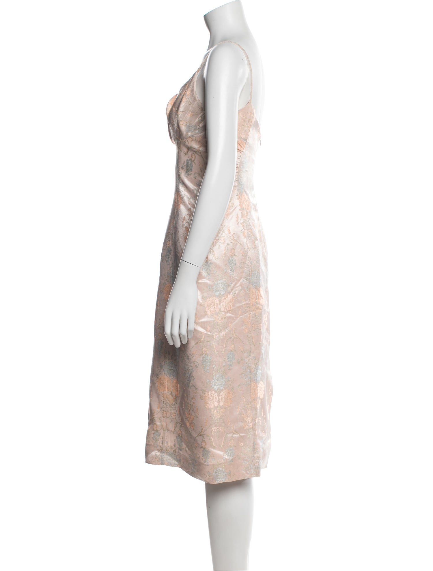Dries Van Noten Floral Print Knee-Length Dress w/ Tags