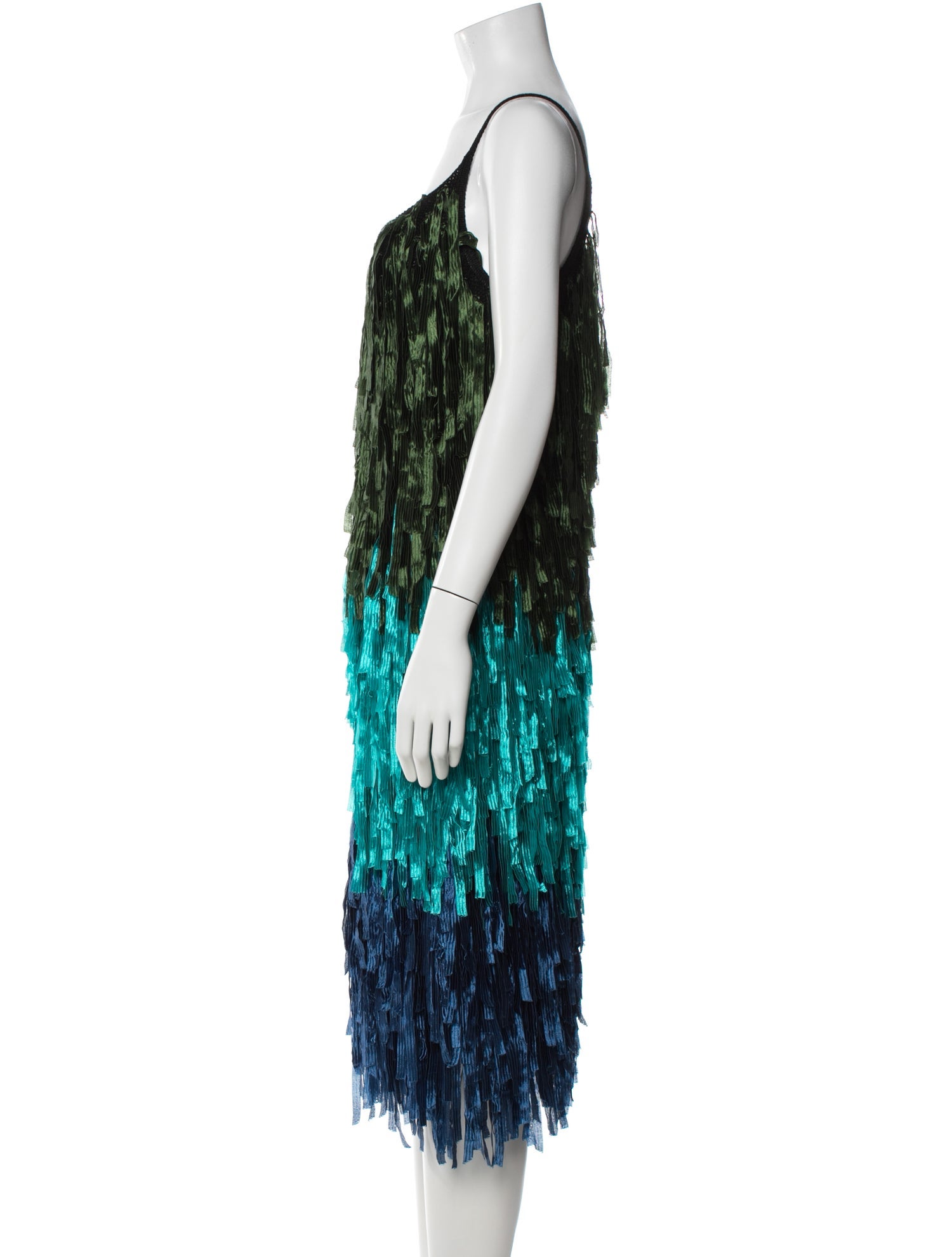Dries Van Noten Printed Midi Length Dress