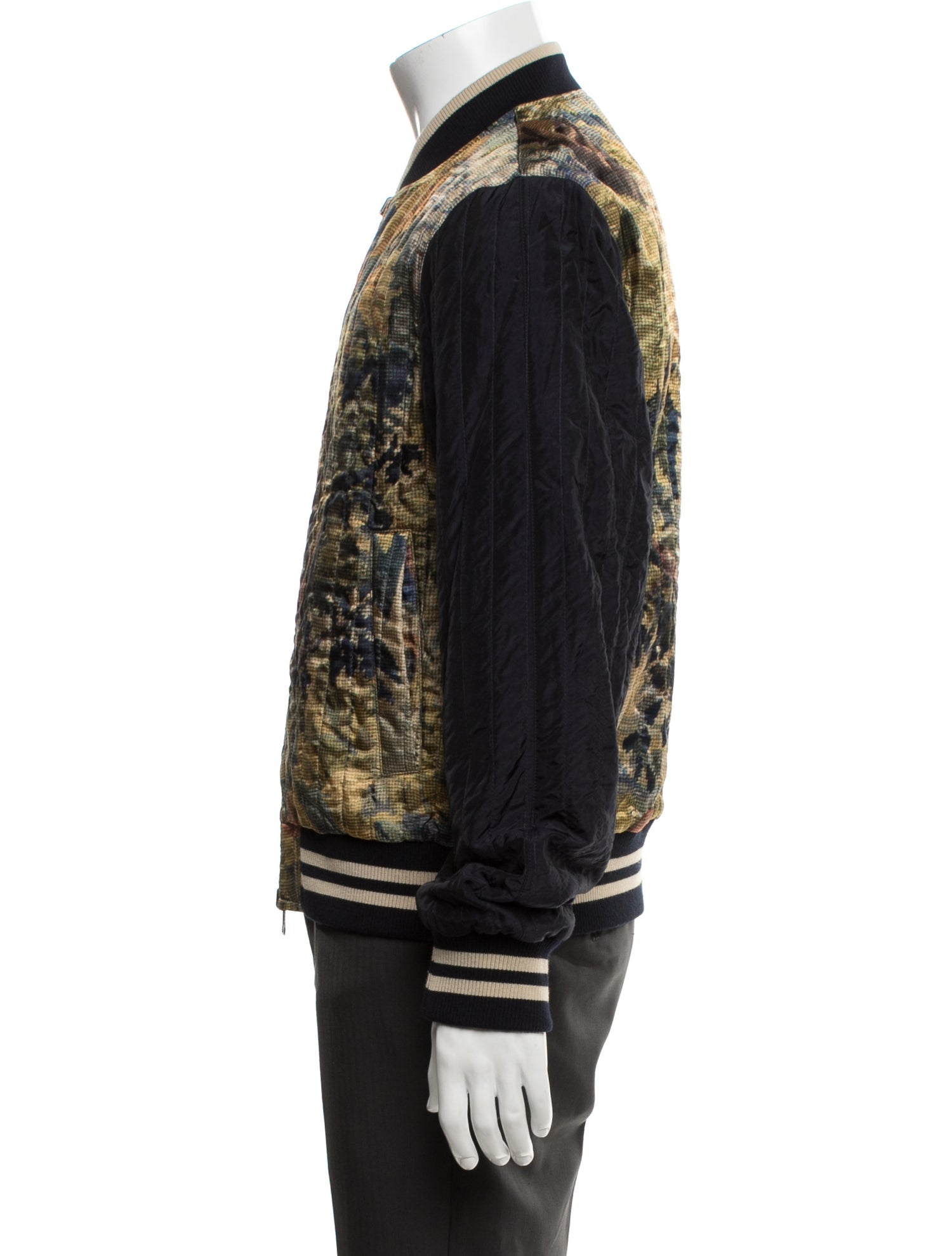 Dries Van Noten Patterned Bomber Jacket
