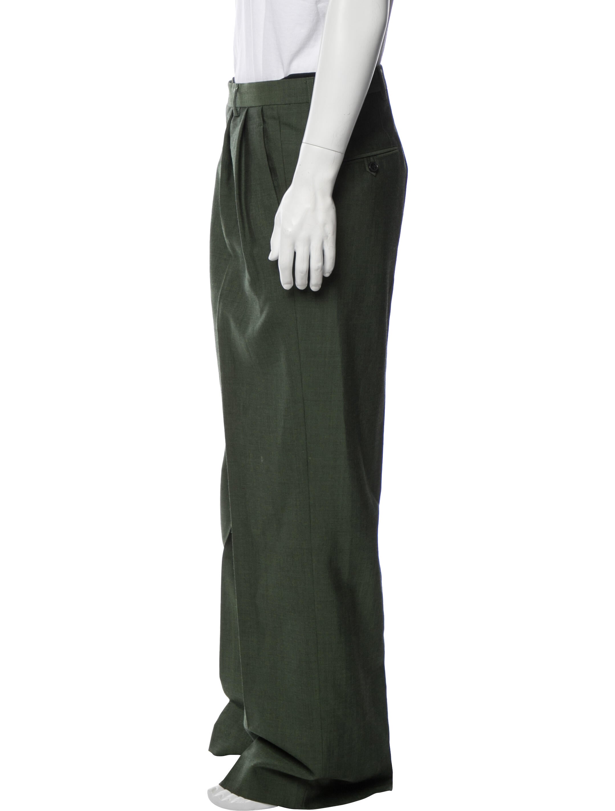 Dries Van Noten Wool Dress Pants