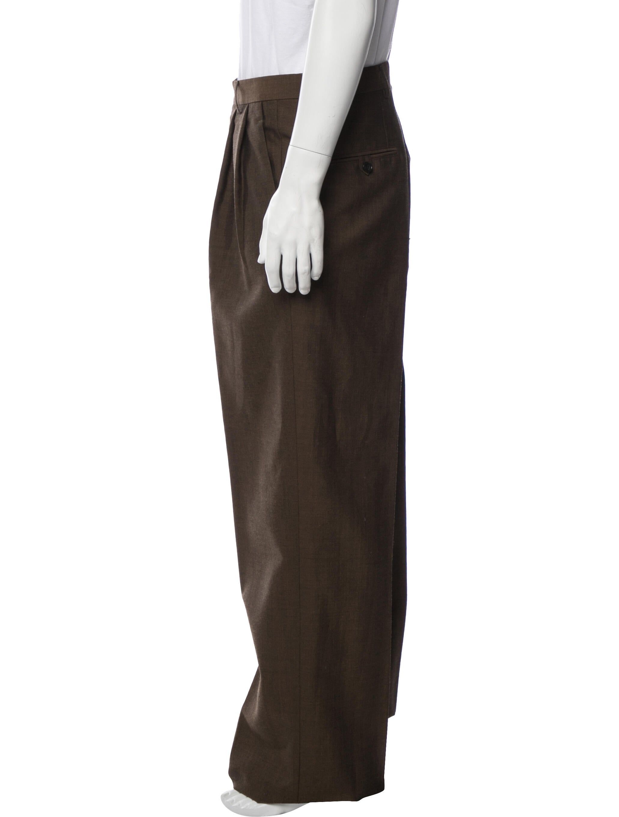 Dries Van Noten Wool Dress Pants