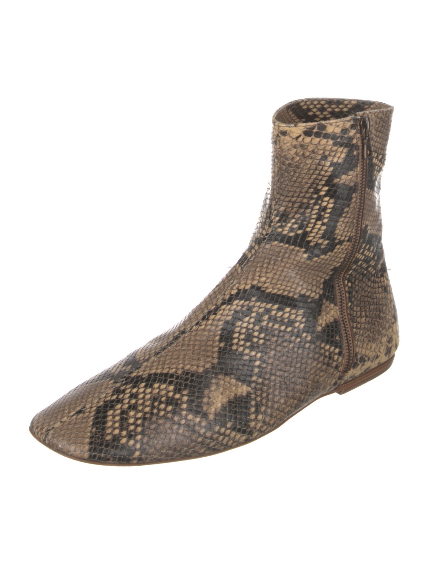 Dries Van Noten Animal Print Boots