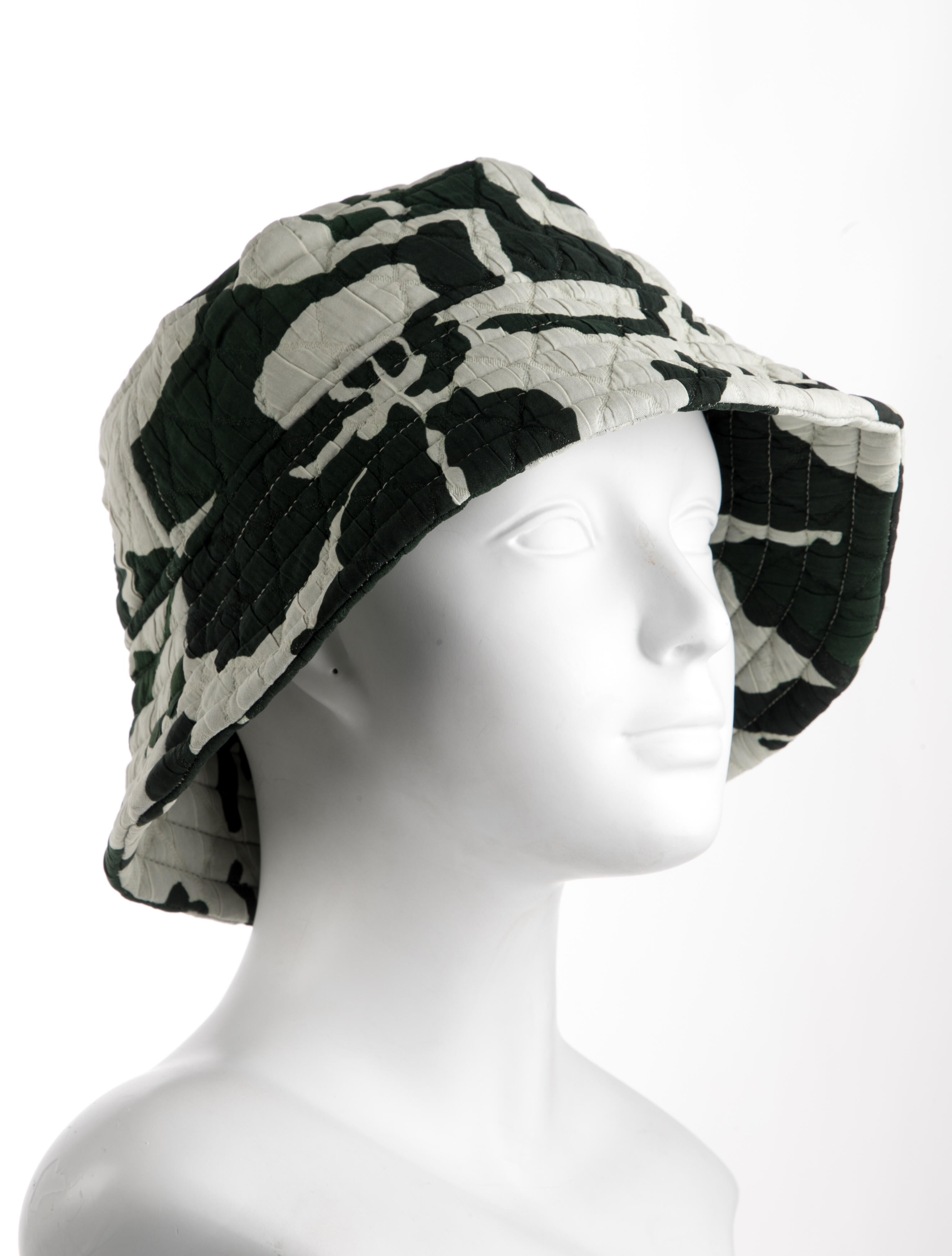 Dries Van Noten Pattern Print Bucket Hat w/Tags